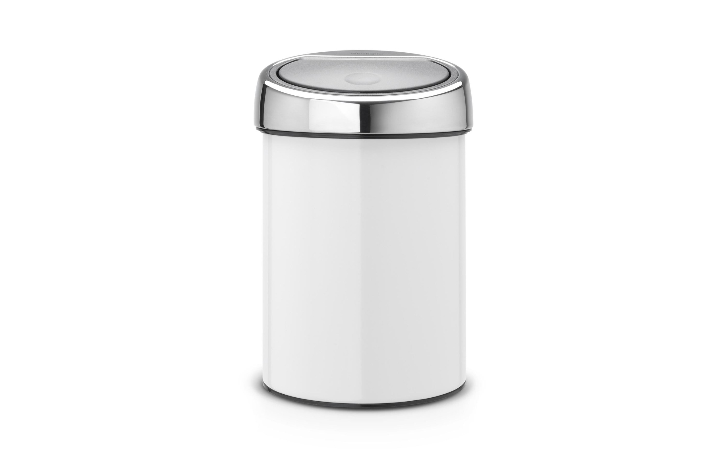 Image of Brabantia Mülleimer "Touch Bin 3 l, White" 1 Behälter