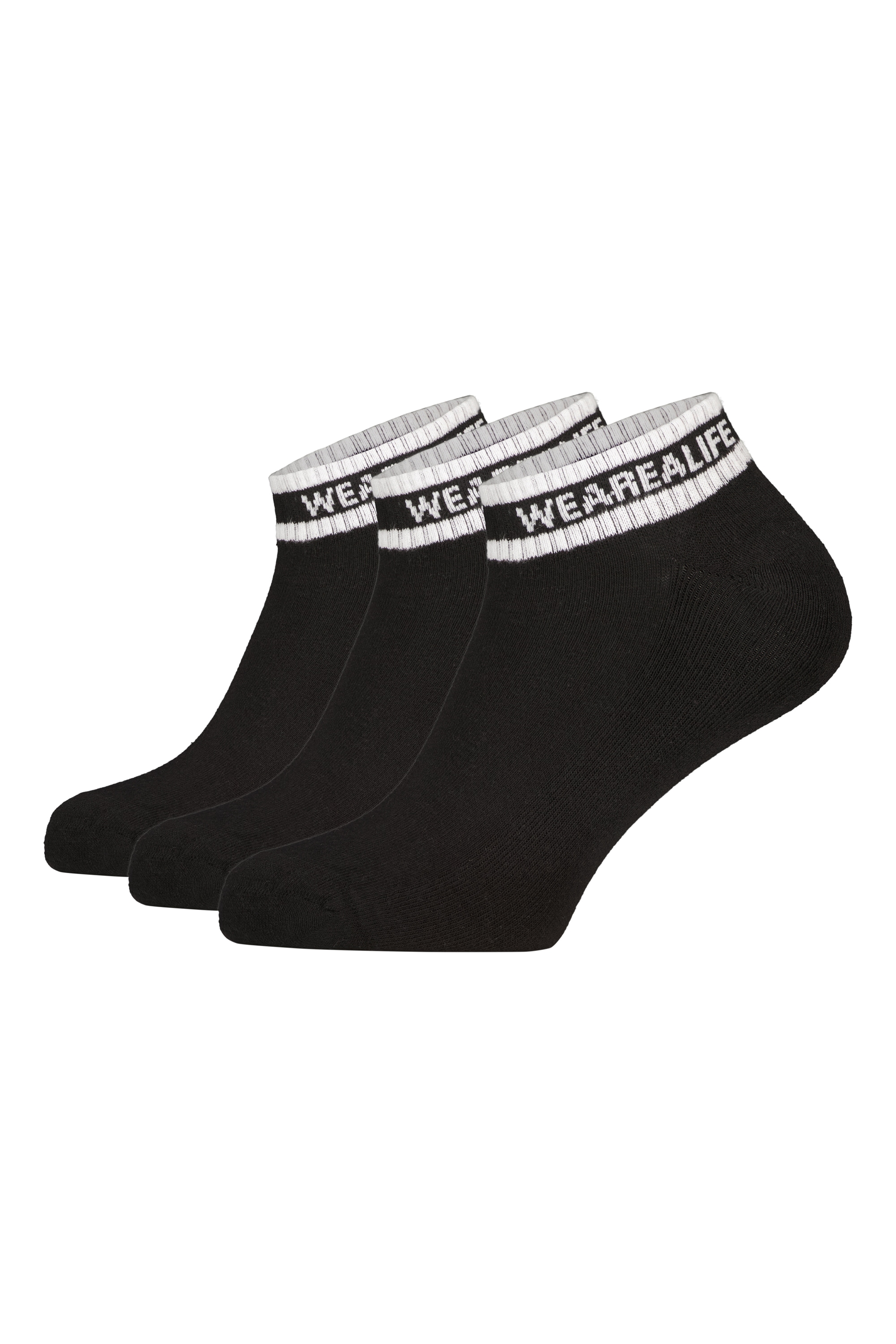 Image of Alife & Kickin Socken kurze sportliche Socken mit Steifen, aus Baumwolle mit weichem Bund