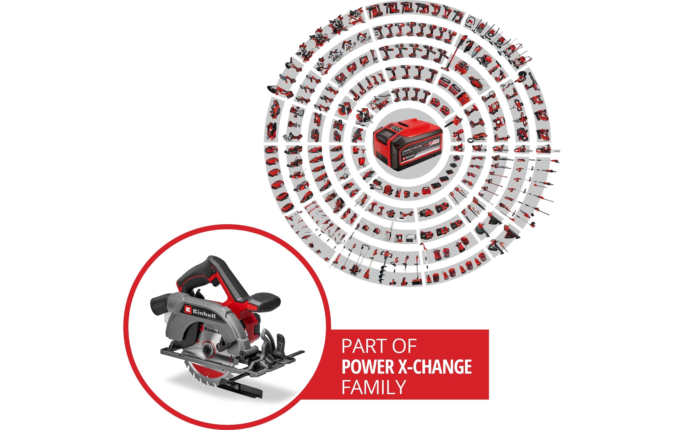 Einhell Akku-Handkreissäge »TE-CS 18/165-2 Li - Solo« ohne Akku und Ladegerät