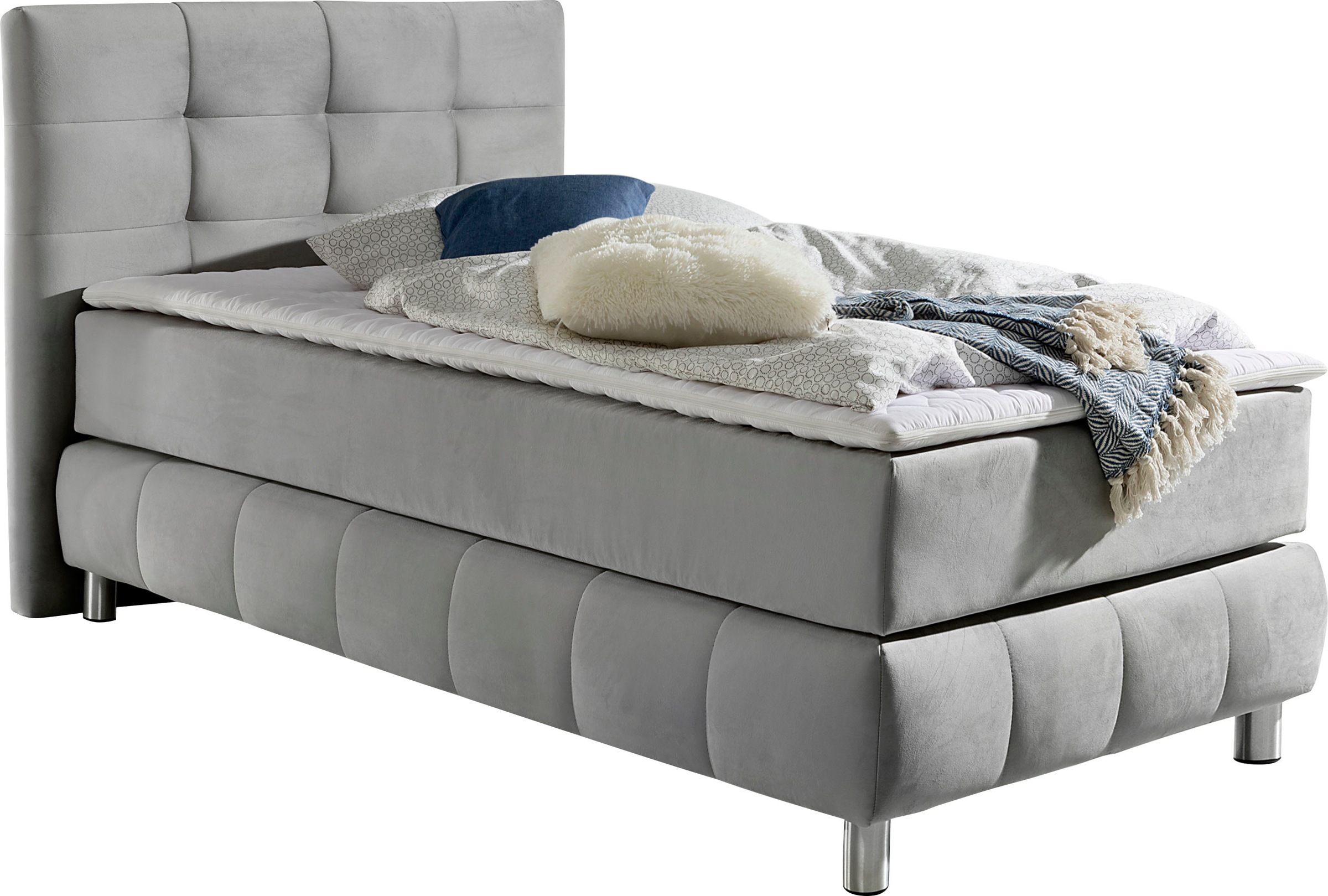 Home affaire Boxspringbett "Salo" incl. Topper, 6 Breiten, 2 Härtegrade, TFK auch in Härtegrad 4