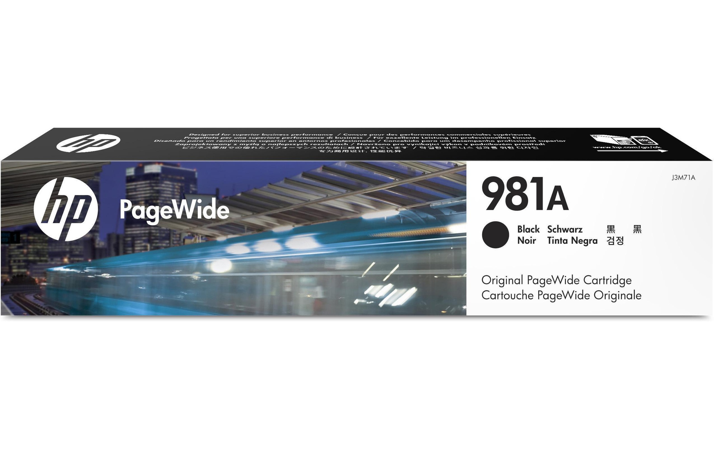 Image of HP Tintenpatrone "Nr. 981A (J3M71A) Black"