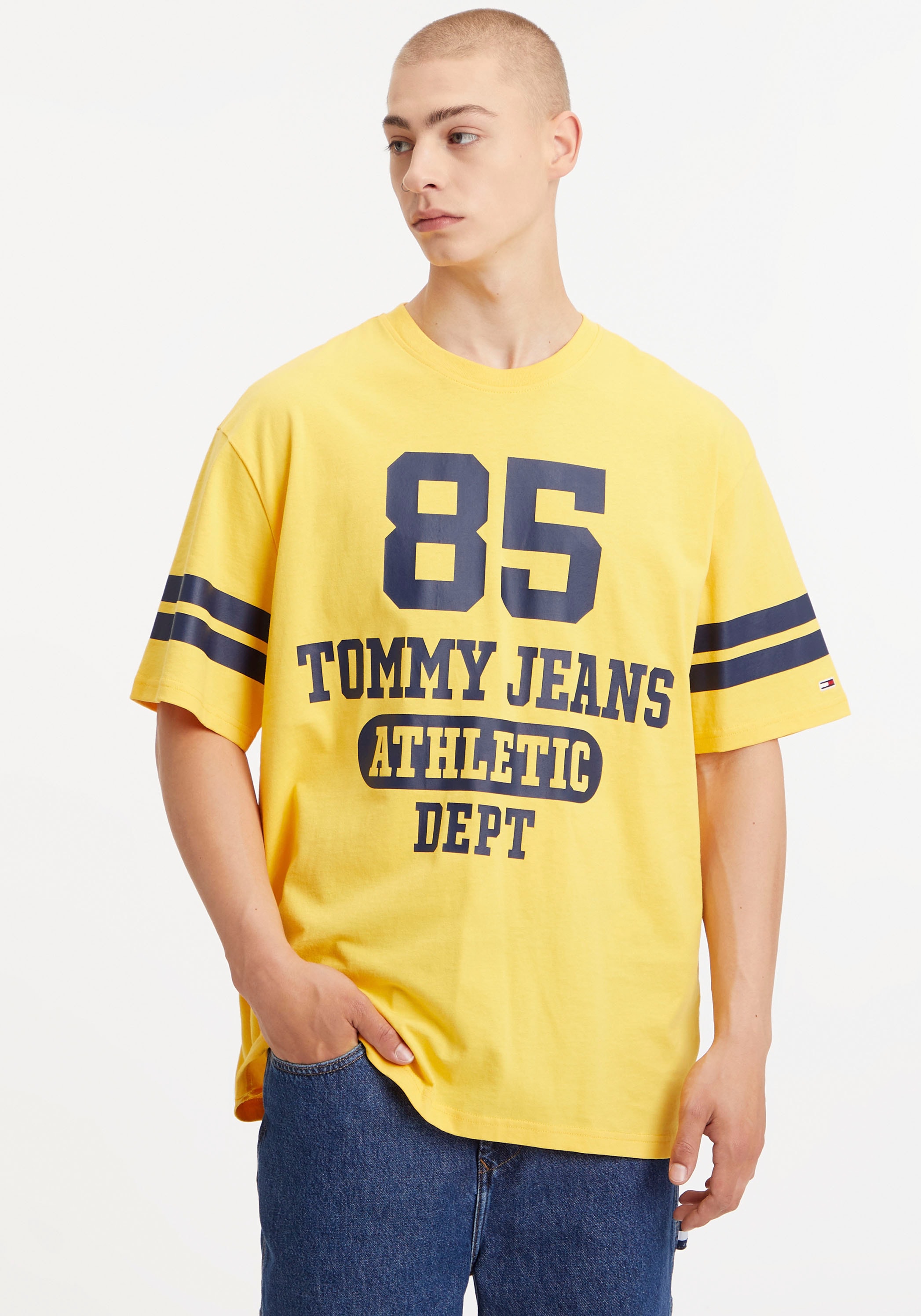 85 auf Jeans COLLEGE T-Shirt LOGO« »TJM SKATER Tommy versandkostenfrei