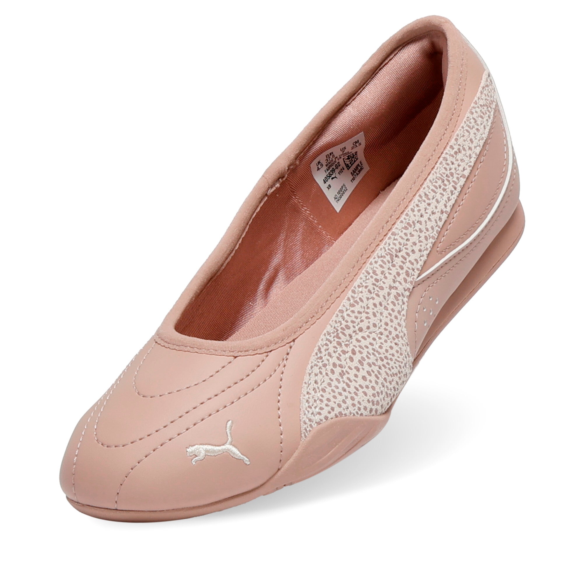 PUMA Sneakers »CATCH SOLEIL BALLERINA TOPCAT«  mit Leo-Print, leicht profilierte Gummi-Laufsohle