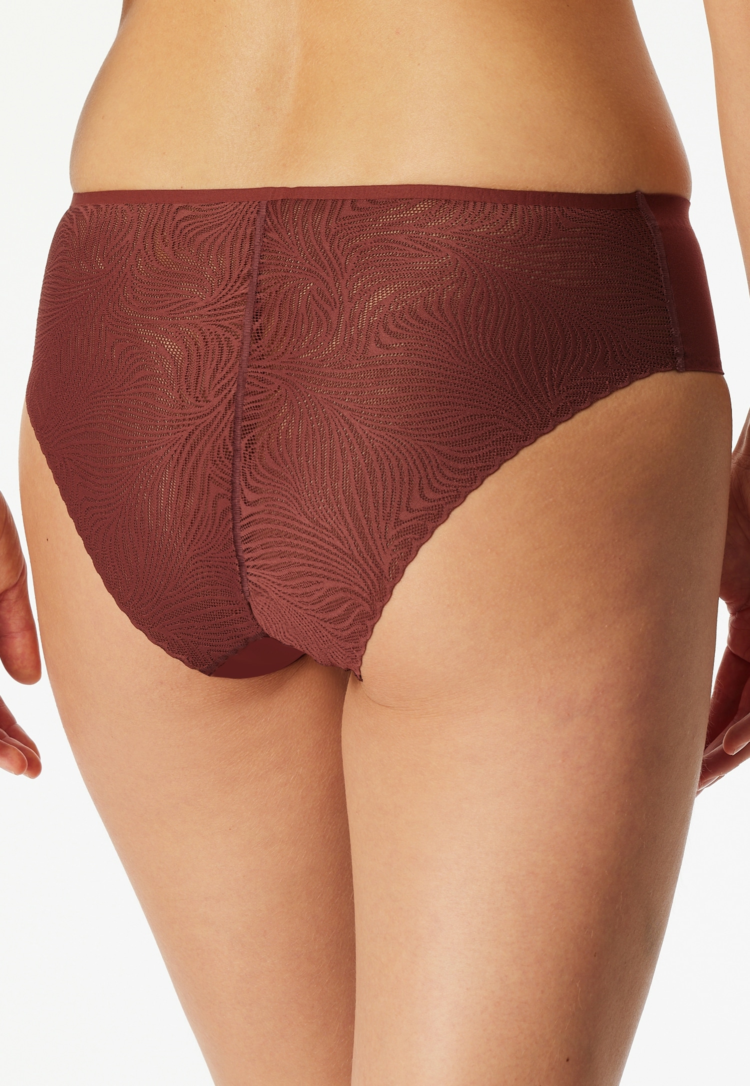 Schiesser Slip »Invisible Soft Lace«, Single Jersey, Lasercut-Abschlüsse, Spitzeneinsatz hinten