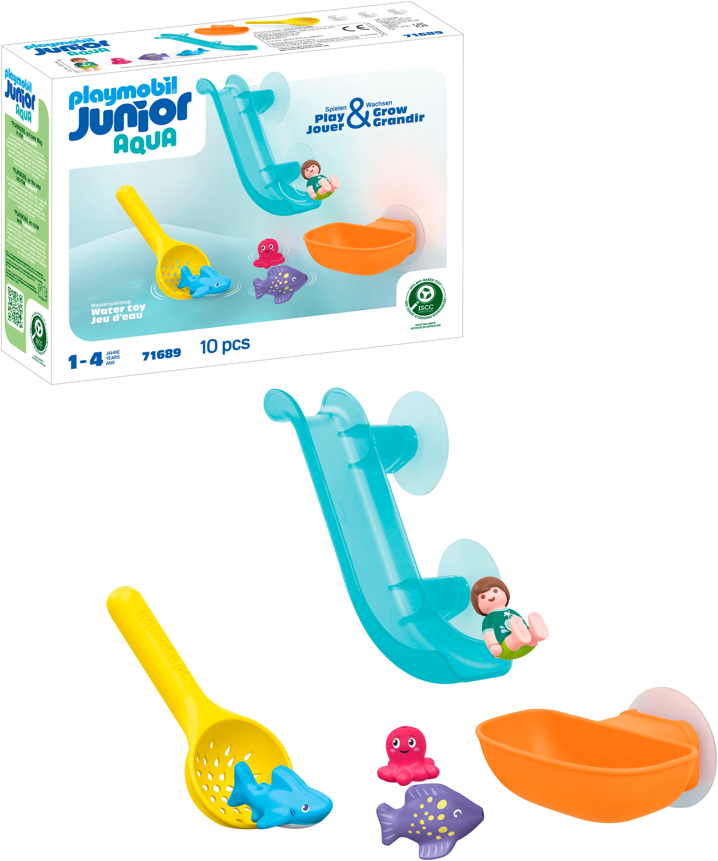 Playmobil® Jeu de construction »Fangspass mit Meerestierchen (71689), JUNIOR« fabriqué en Europe