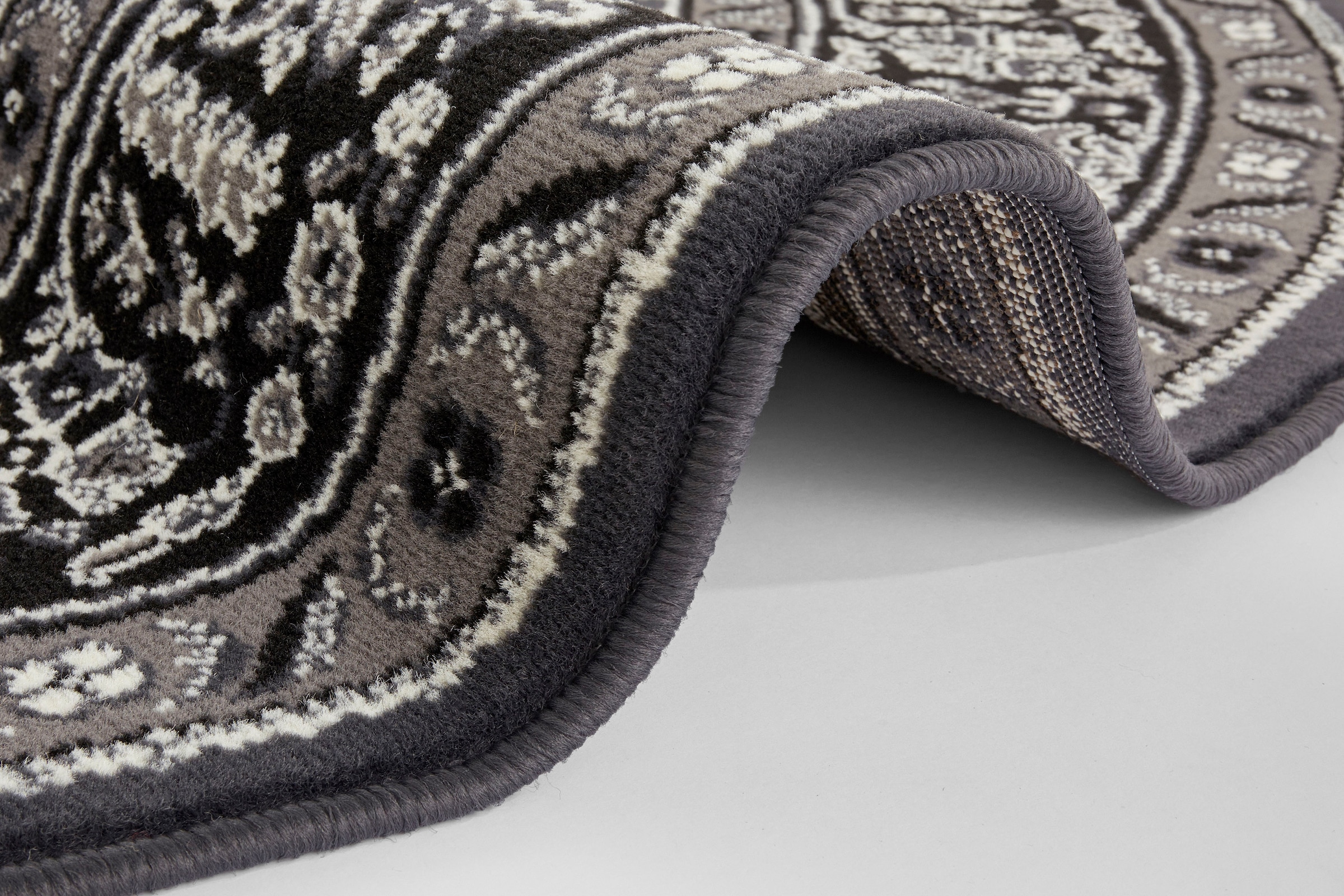 HANSE Home Teppich »Skazar Isfahan«, rund, 9 mm Höhe, Kurzflor, Orient, Teppich, Vintage, Esszimmer, Wohnzimmer, Flur