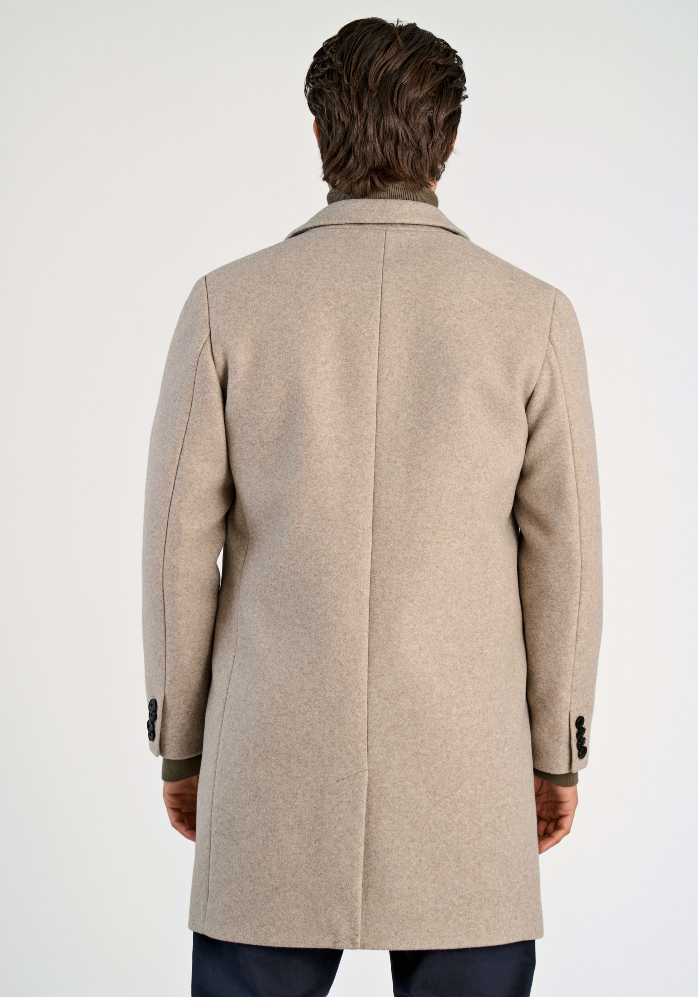 LINDBERGH Wintermantel mit Reverskragen und Knopfleiste