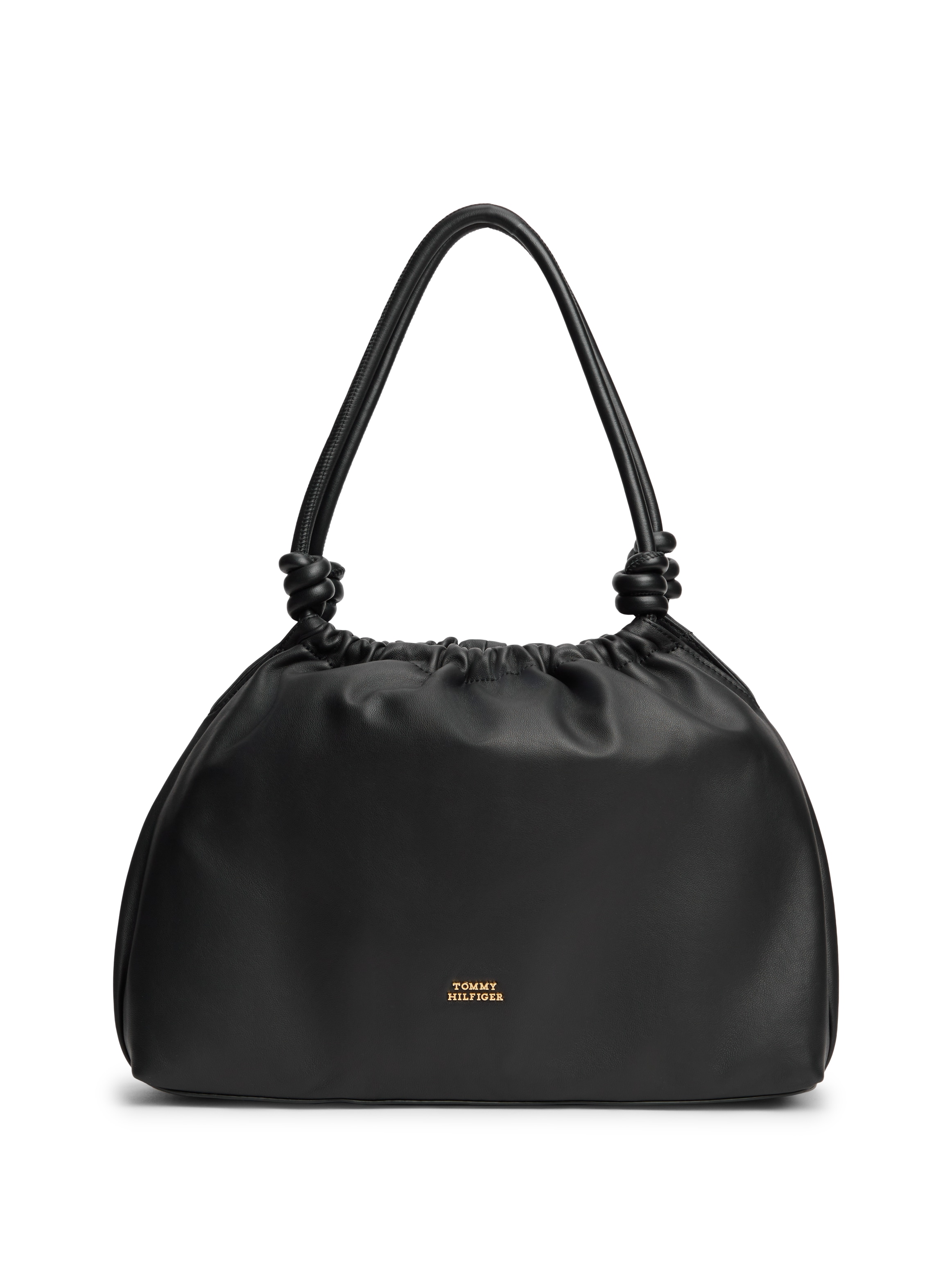Tommy Hilfiger Hobo »TH SOFT LEATHER HOBO« sac à main femme, sac épaule, sac bandoulière avec logo doré