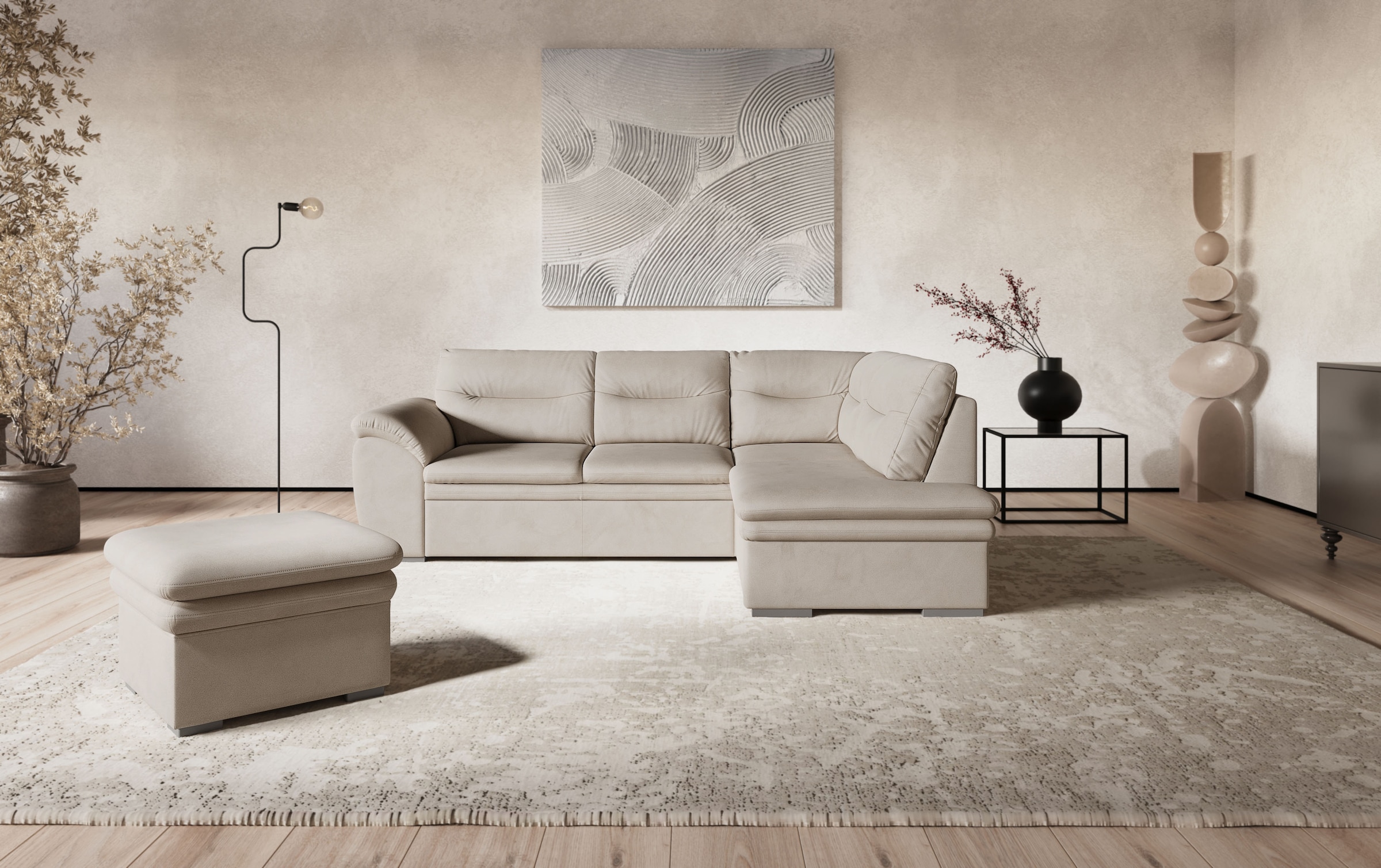 COTTA Hocker »Leandra« Polstergarnitur, auch als Set erhältlich