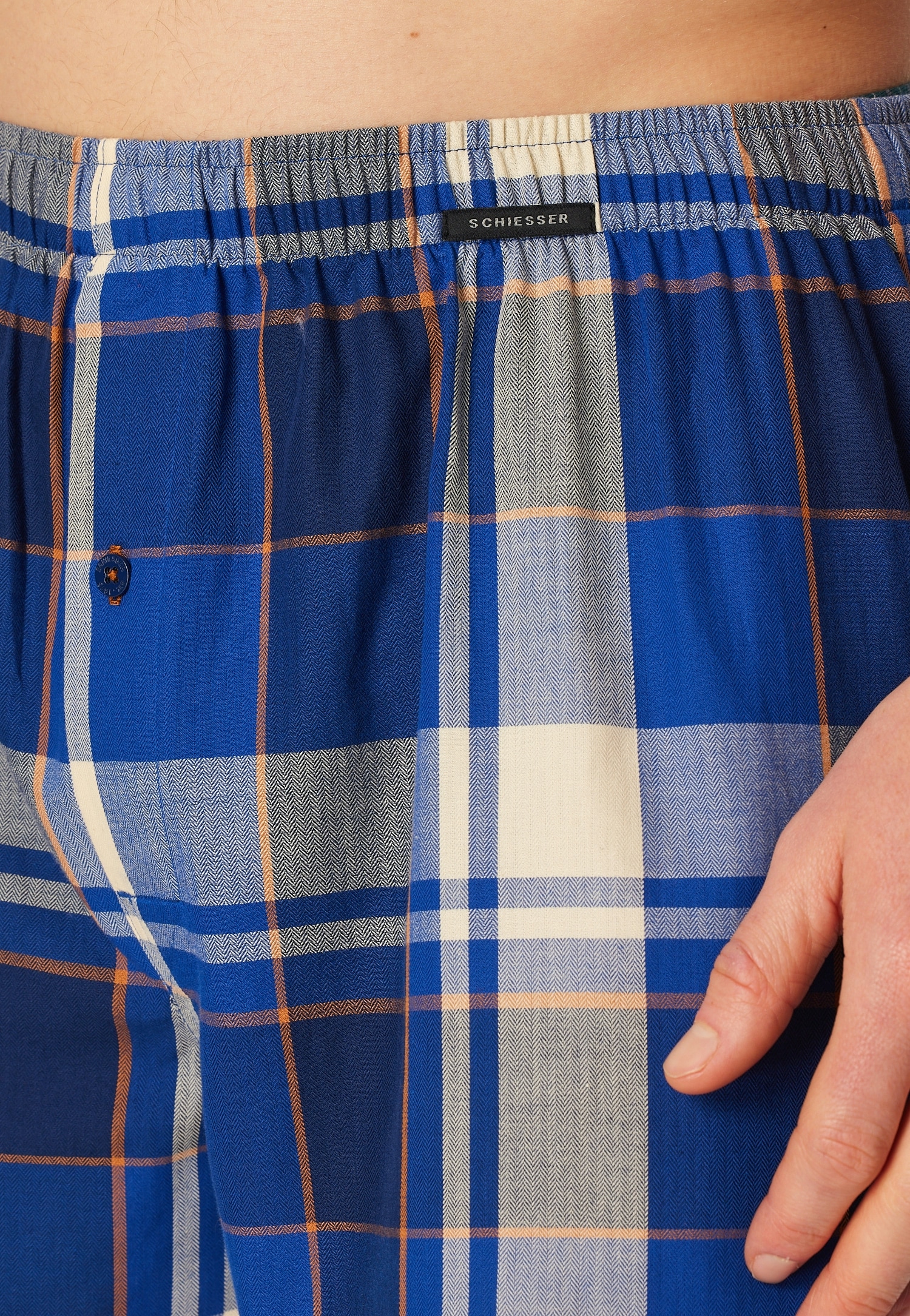 Schiesser Weiter Boxer »Boxershorts Multipack« Eingriff mit Knopf, elastischer Bund, lockere Passform