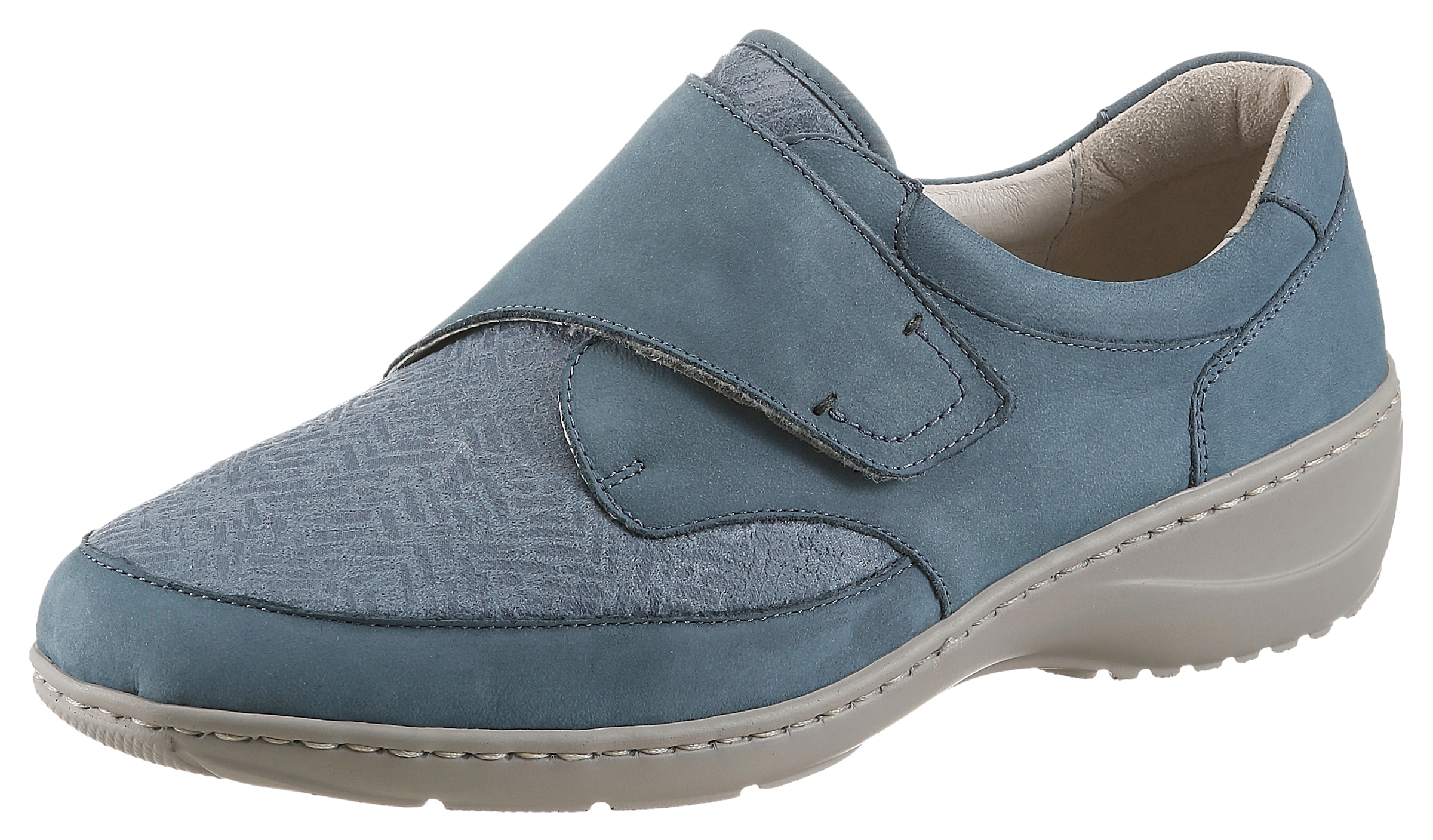 Waldläufer Chaussures à scratch »Kya-Soft«  chaussure confortable, chaussure basse en largeur confortable K = extra large