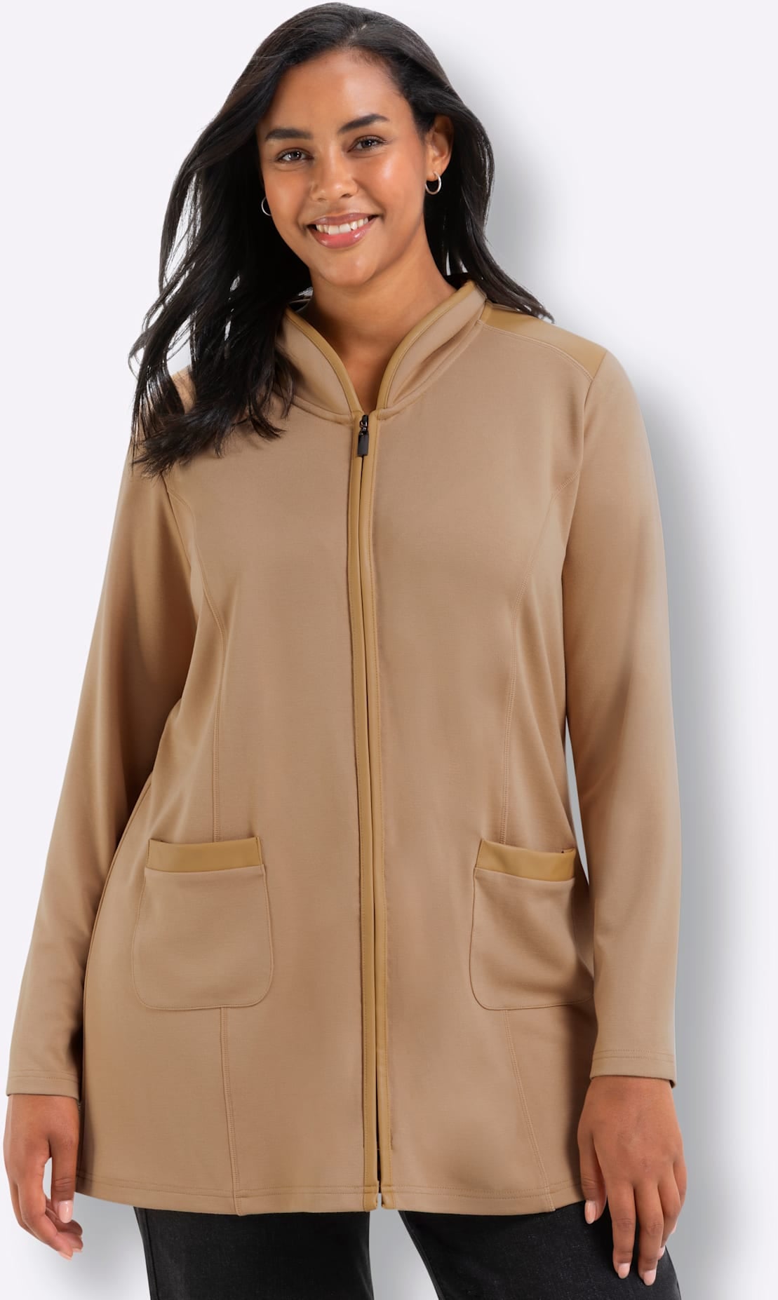 Image of Inspirationen Shirtjacke "Sweatshirtjacke" 1