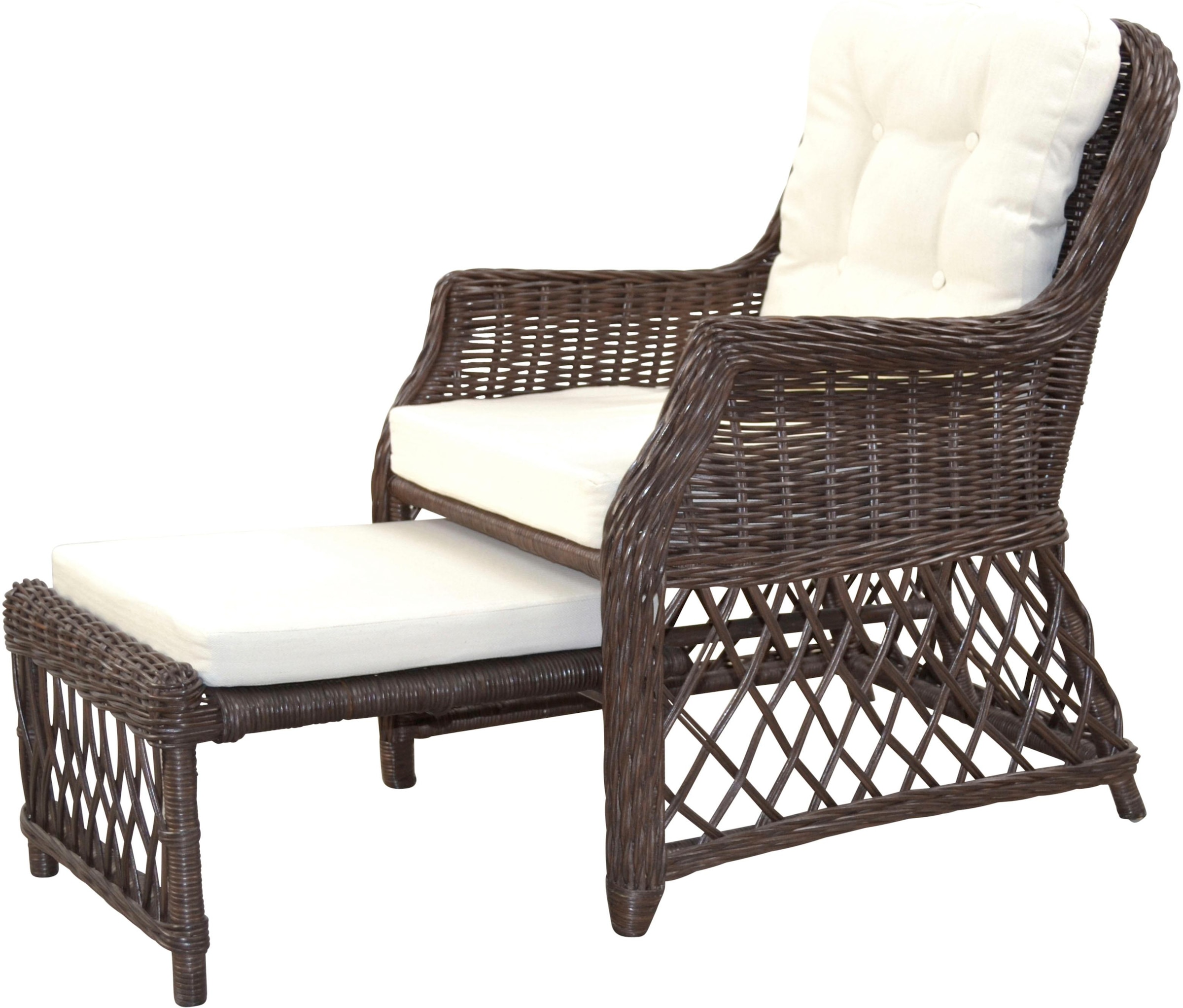 Home affaire Rattanstuhl, Handarbeit, Masse (B/T/H): (67/75/91)