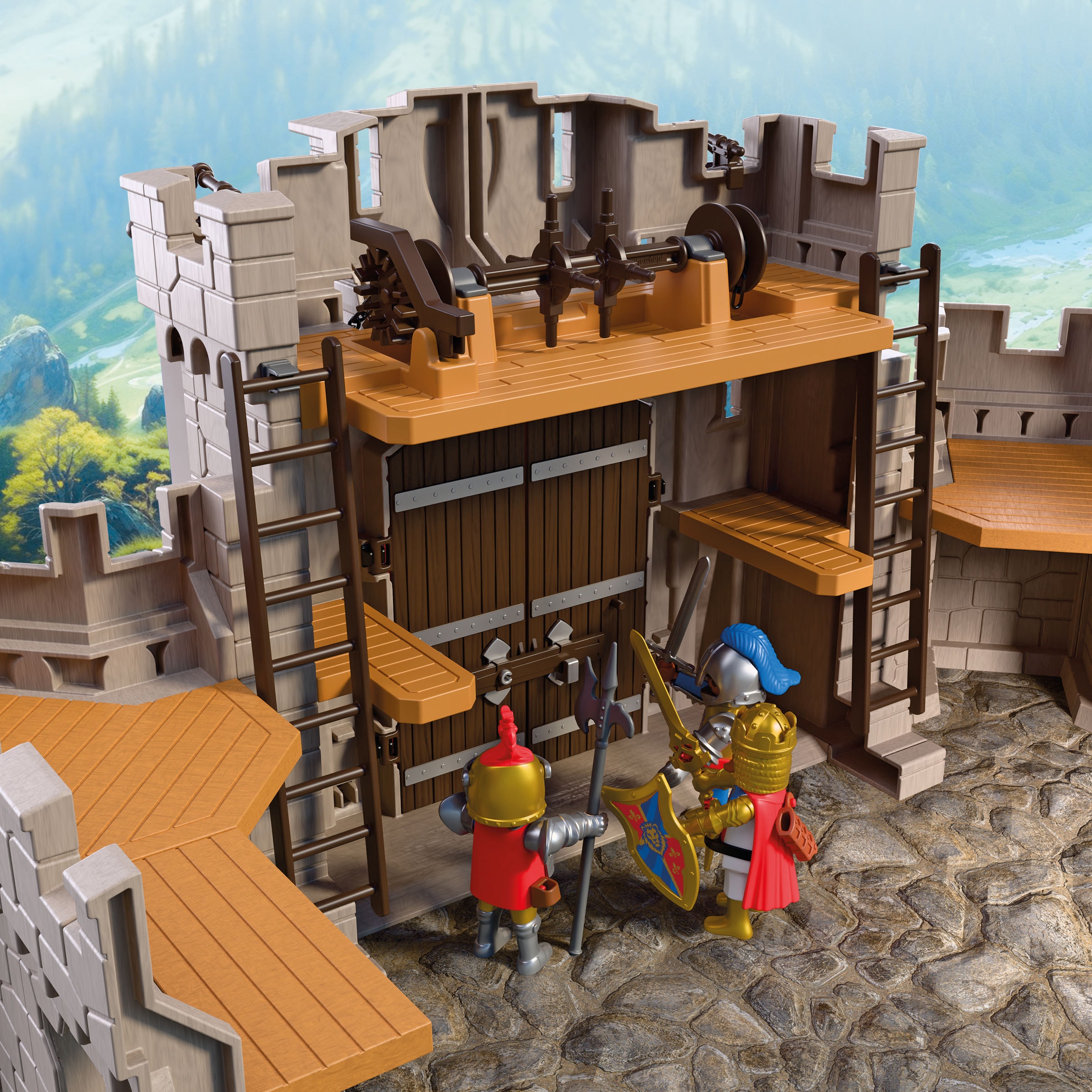 Playmobil® Jeu de construction »Grosse Löwenritterburg (72112), Knights« XXL Ritterburg mit Zugbrücke; Made in Europe