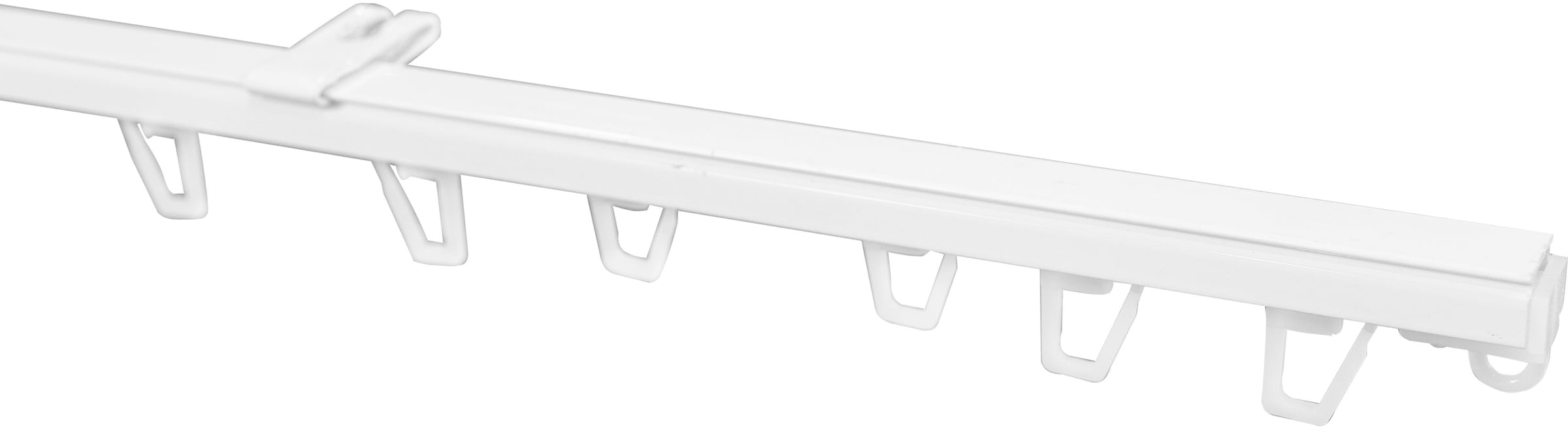 SN DECO GROUP Gardinenschiene »Objektschiene SL«, 1 läufig-läufig, Fixmass, in versch. Längen und Farben, Aluminium, Innenlauf, Vorhangschiene
