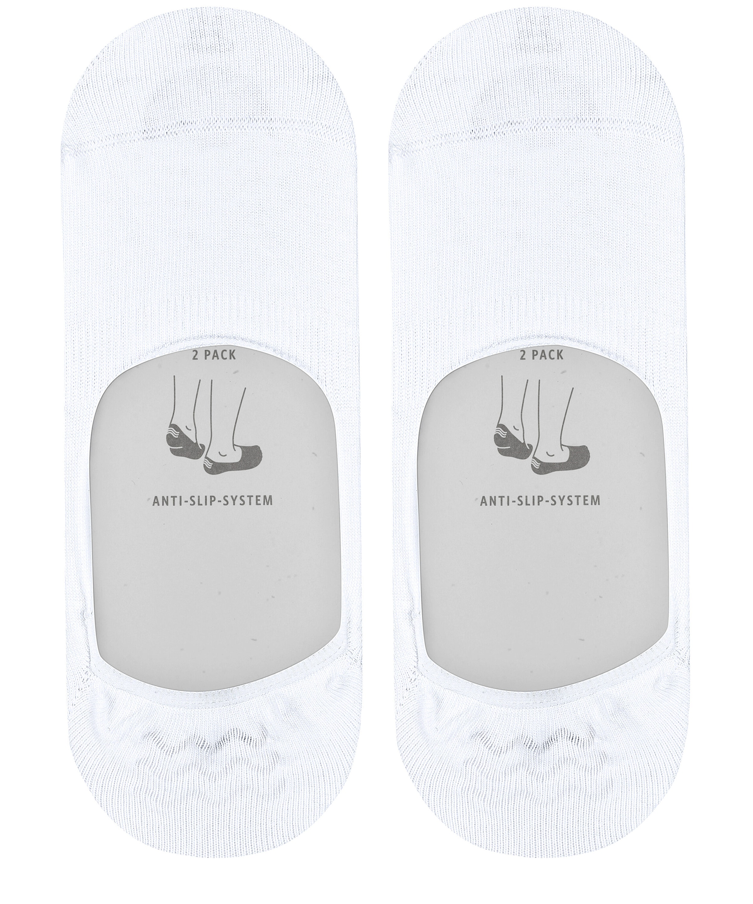 Esprit Chaussons »Basic Uni« 2 paires,  chaussettes invisibles, mélange coton, design sportif