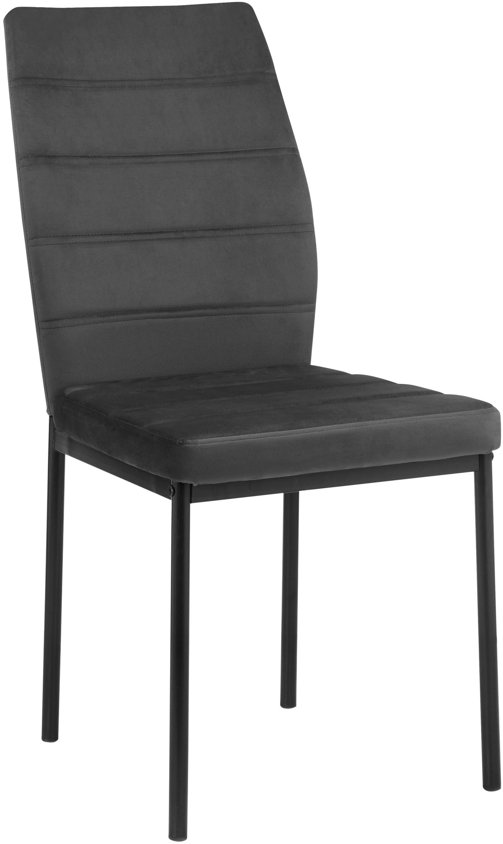 INOSIGN Esszimmerstuhl »Cresswelle, TOPSELLER!, OTTOs Choice«, (Set), 4 St., Samtvelours, Polsterstuhl mit weichem Samtveloursbezug, Metallgestell