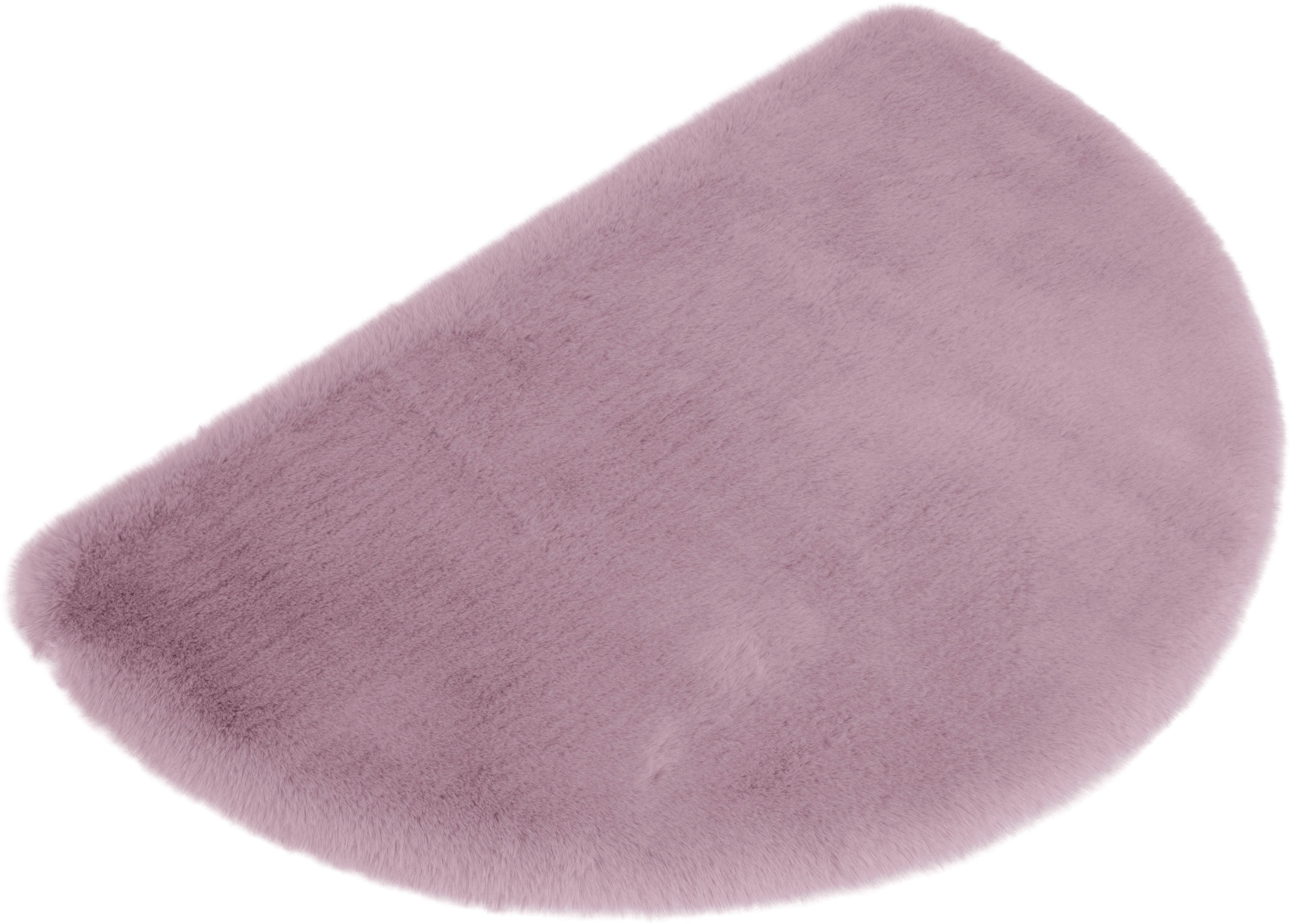 my home Badematte »Rabbit Badematten, Badvorleger, Badezimmer Teppich«, rutschhemmend beschichtet, strapazierfähig-fussbodenheizungsgeeignet-schnell trocknend, Kaninchenfell-Haptik, Badteppich, rechteckig, rund & als 3-tlg. Set