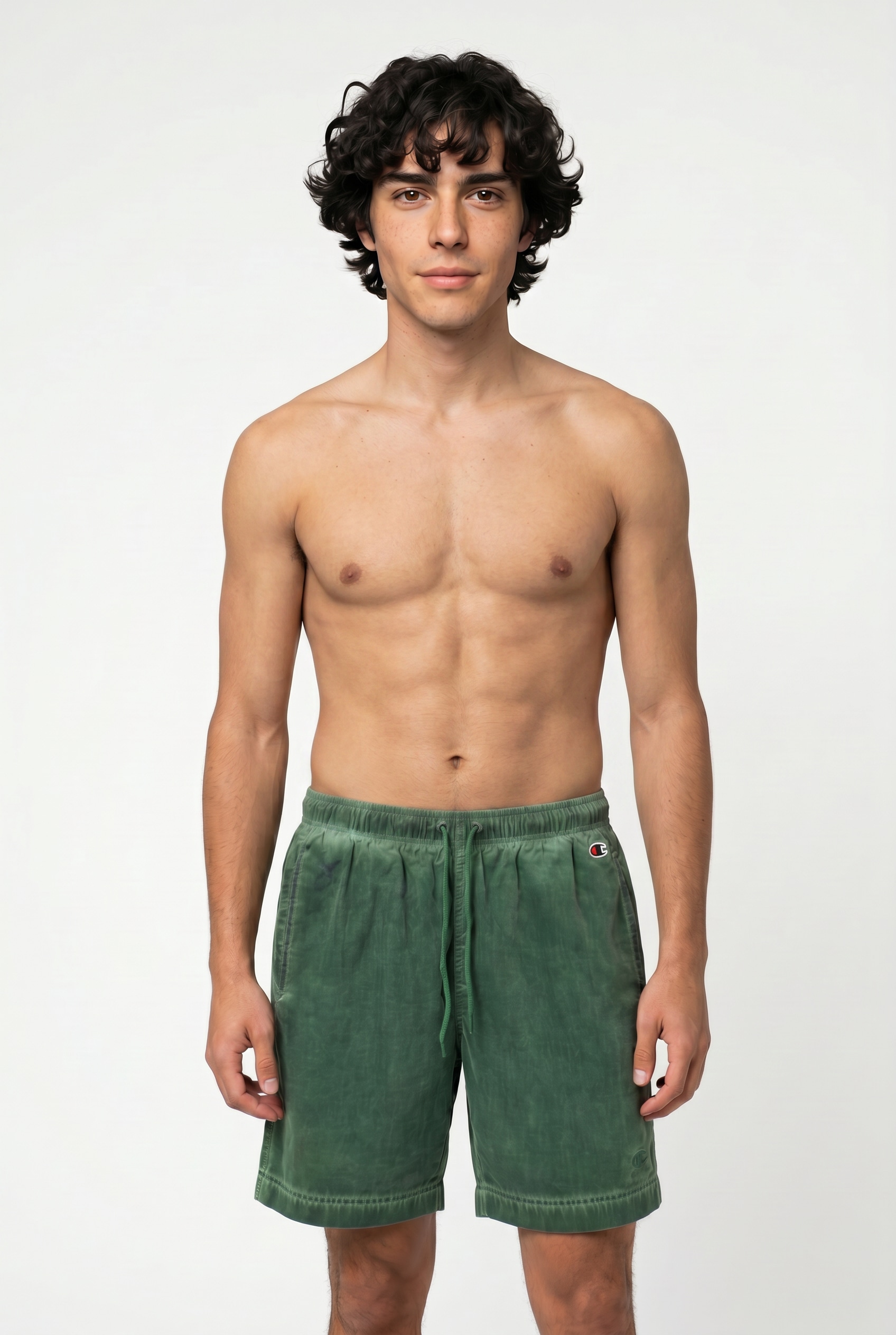 Image of Champion Badeshorts "5-inch Mens swim shorts" unifarbene oder ausgewaschene Optik, leichtes Material aus Polyamid