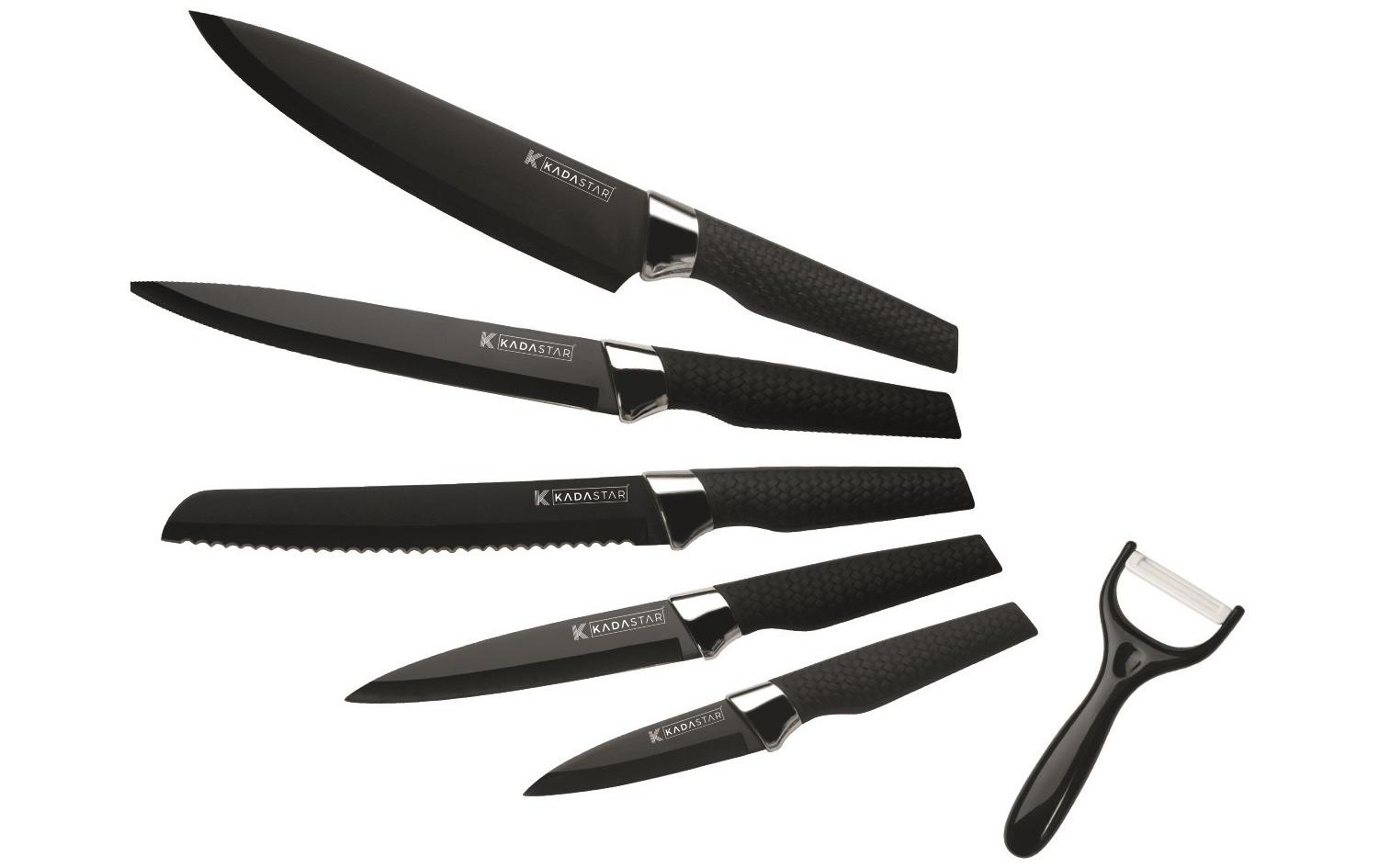 Image of Kadastar Messer-Set "Premium Black 6"