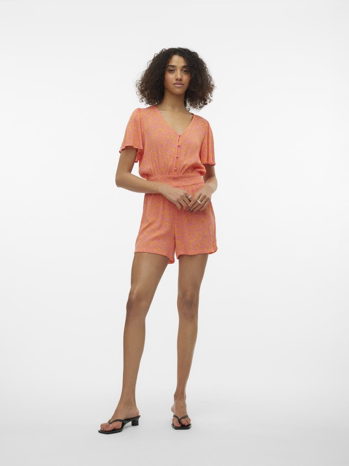 Vero Moda Jumpsuit »VMMENNY V-NECK SS PLAYSUIT WWN GA«