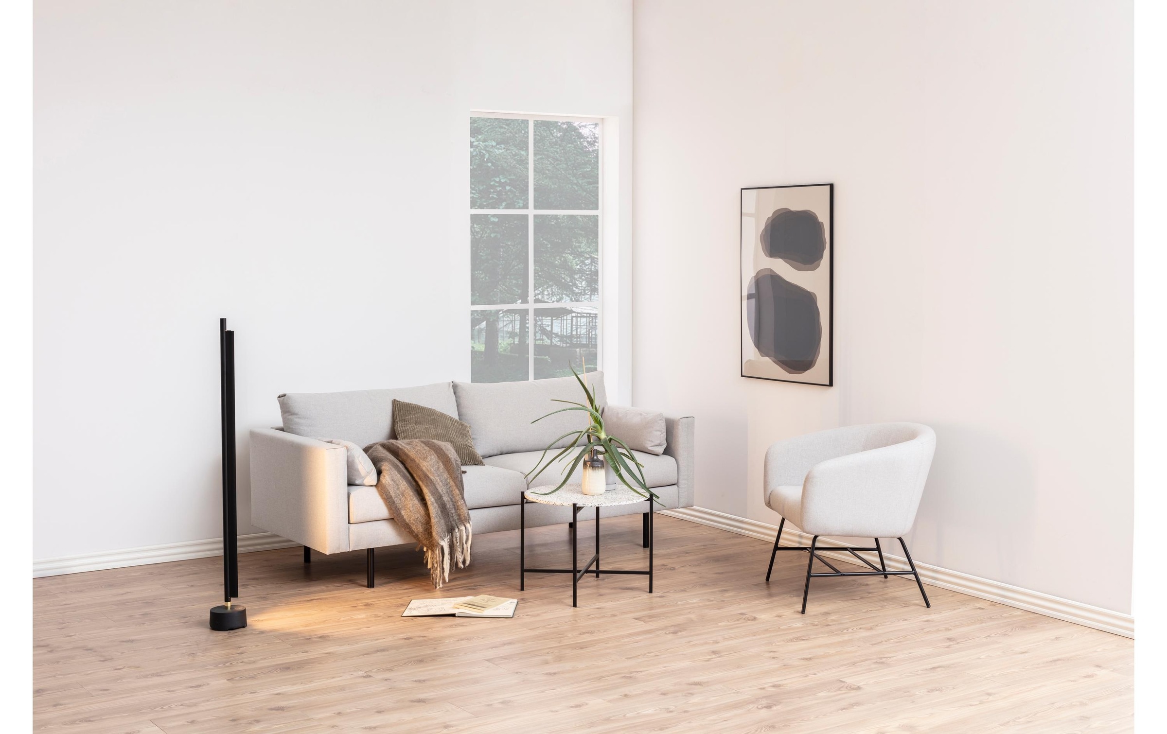 AC Design Fauteuil »Ramsey 72 cm x 76 cm, Hellgrau«