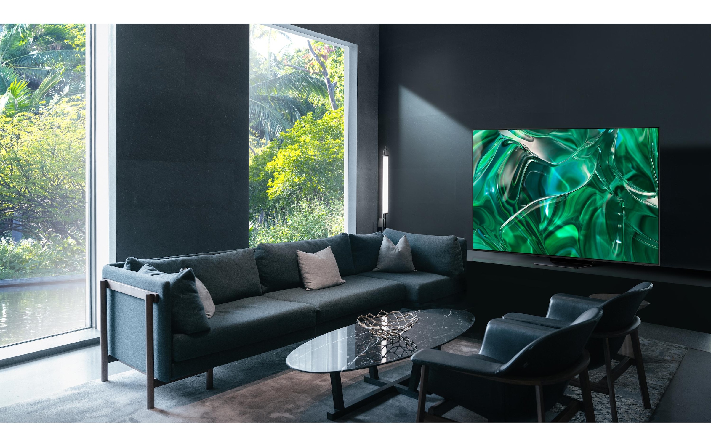 Samsung Téléviseur LED »QE77S95C ATXZU« 193 cm/77 ″ Télévision intelligente