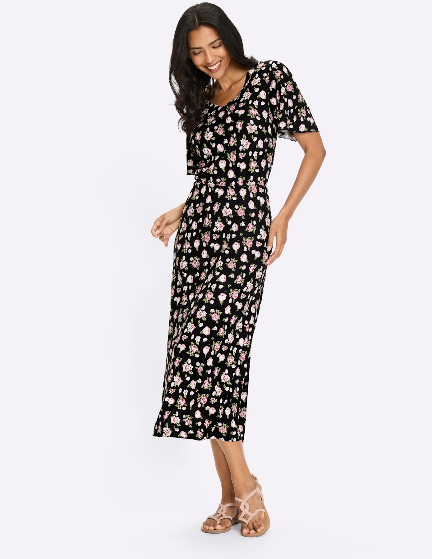 Classic Basics Druckkleid "Jersey-Kleid"