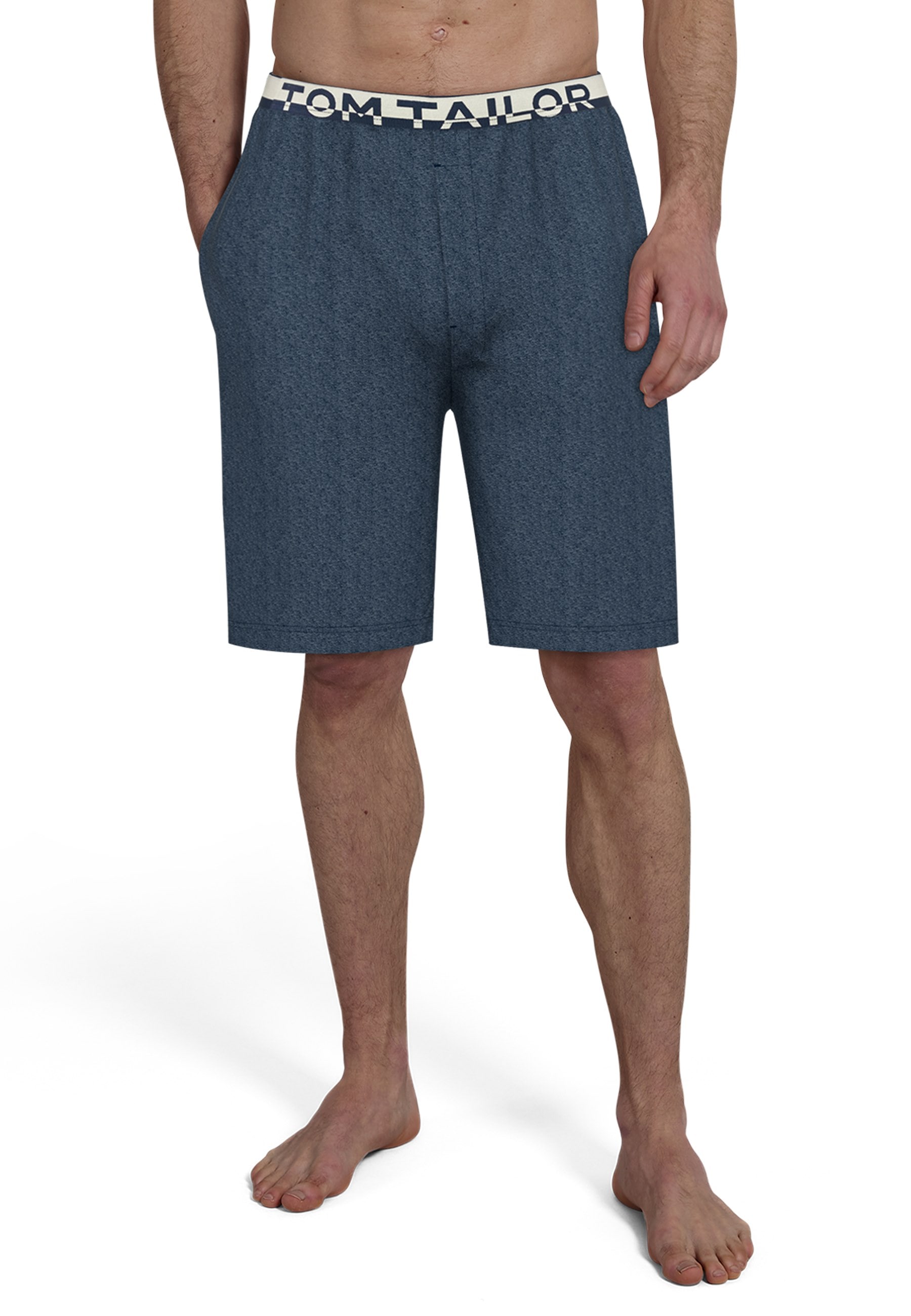 Image of TOM TAILOR Bermudas "Brügge" Logobund, Seitentaschen, locker, bequem, atmungsaktiv, Baumwollmix
