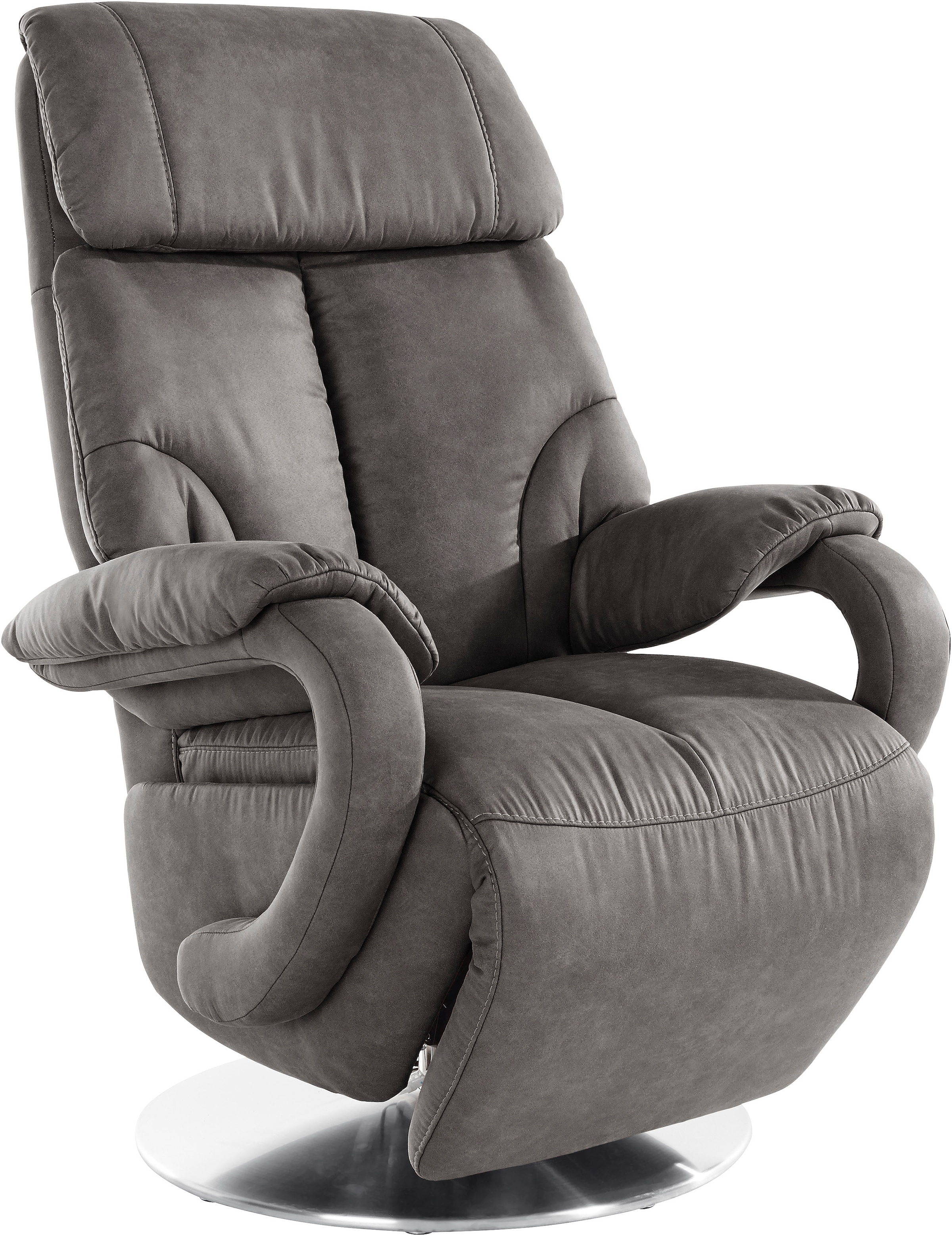 sit&more TV-Sessel »Invito mit Kopfteilverstellung & Drehfunktion, weitere Funktionen« Ergonomie M: manuelle Fussstütze & Rückenlehne