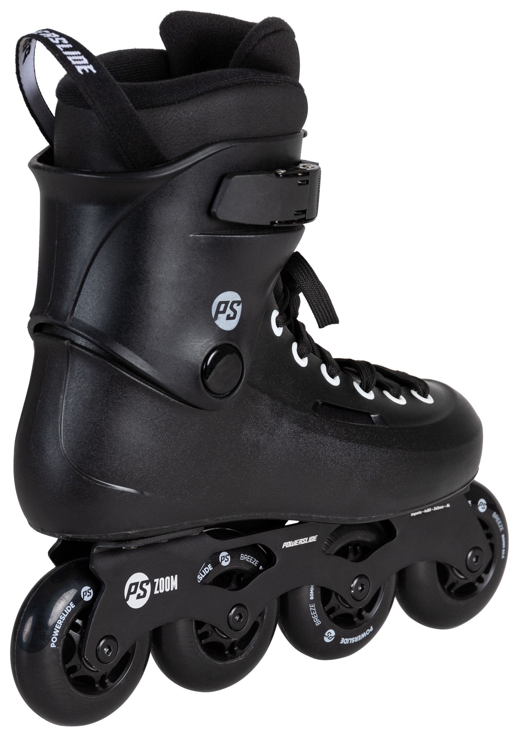 Powerslide Patins à roulettes »Zoom Black 80«