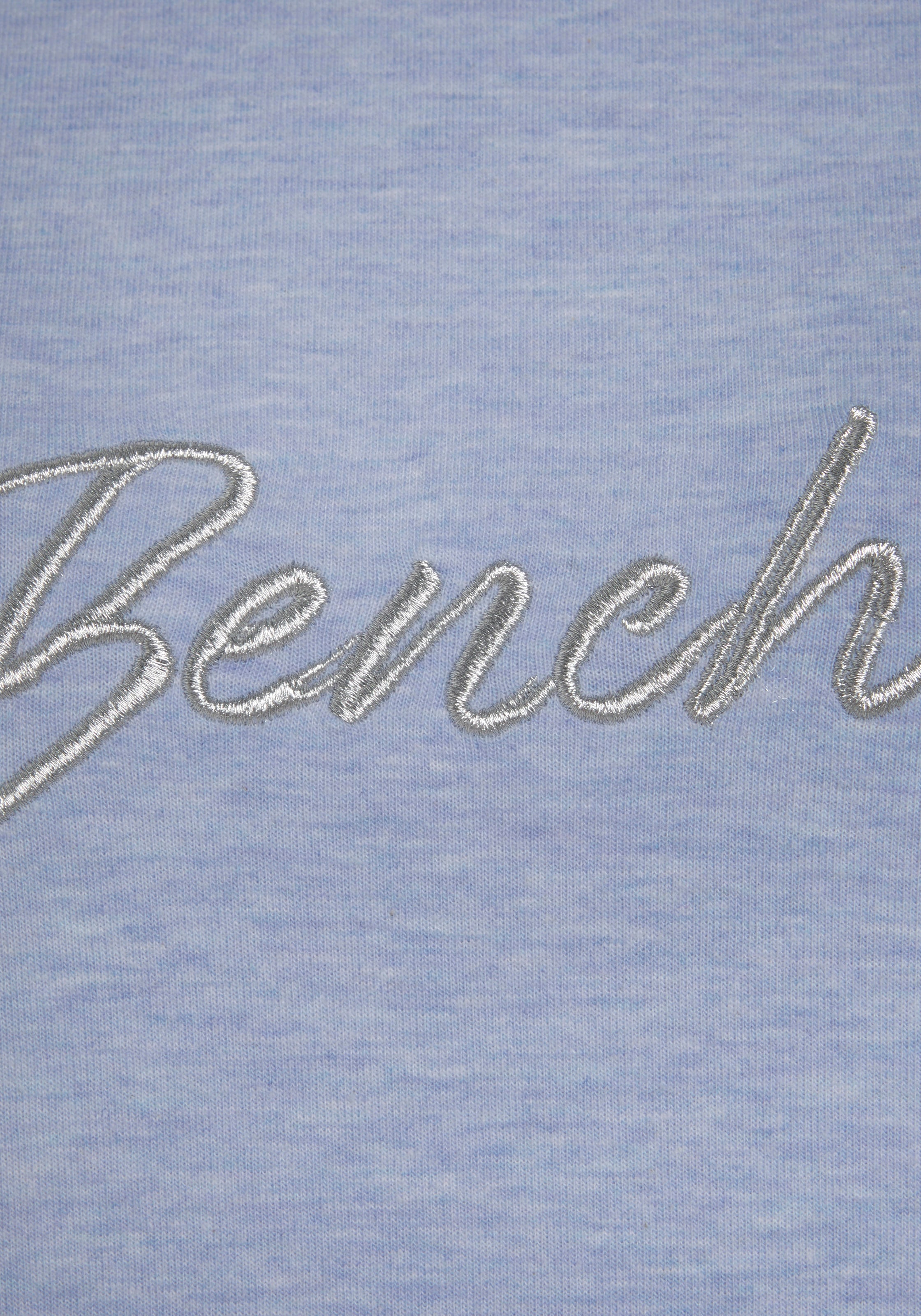 Bench. Loungewear Sweatshirt »-Loungeshirt«, mit glänzender Logostickerei, Loungewear, Loungeanzug