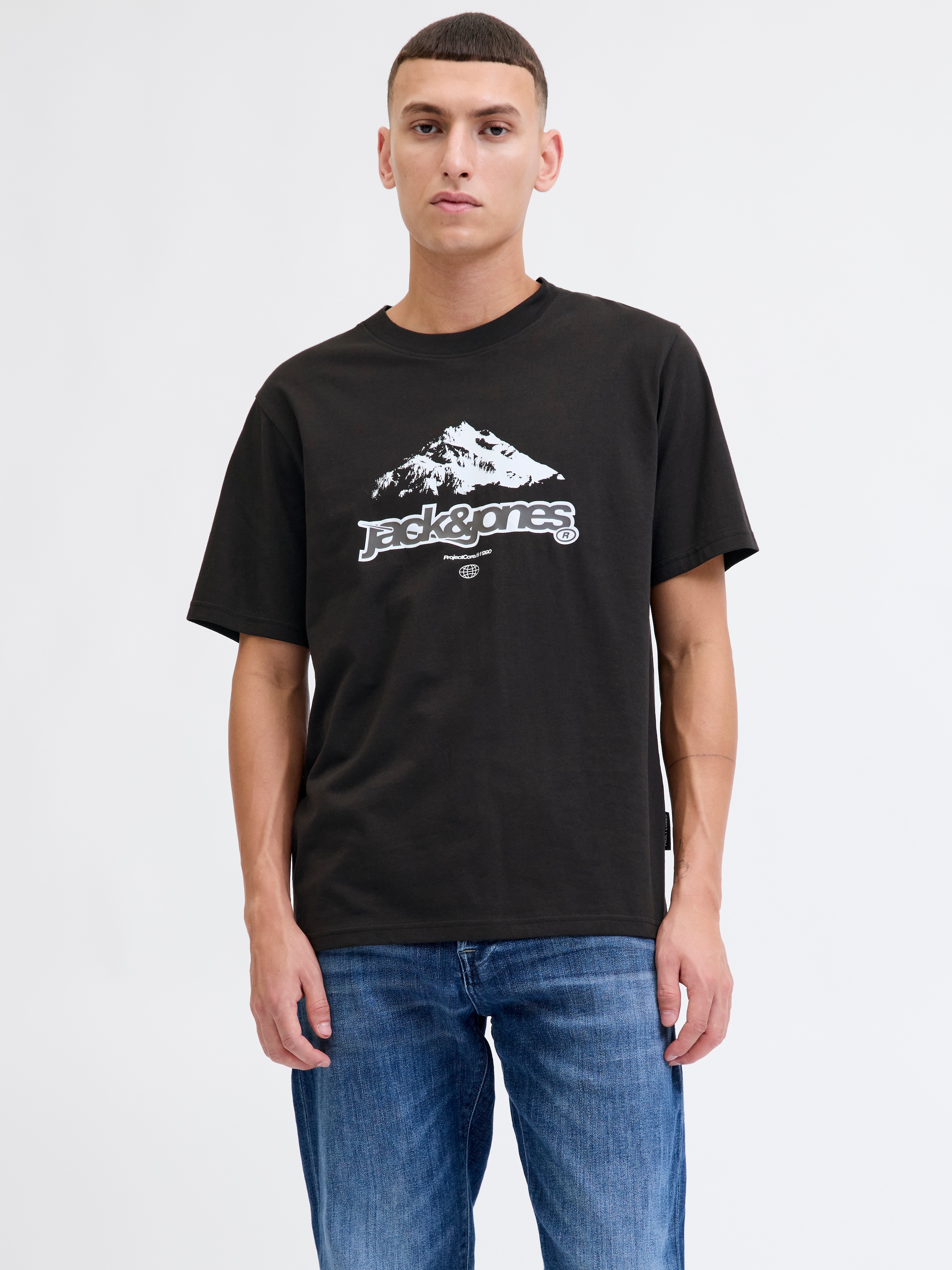 Image of Jack & Jones T-Shirt "JCOFLARE BRAINDING TEE SS CREW NECK"