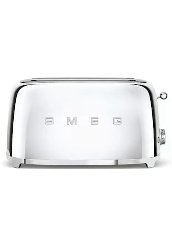Toaster »50's Style TSF02SSEU Metall«, für 4 Scheiben, 1500 W