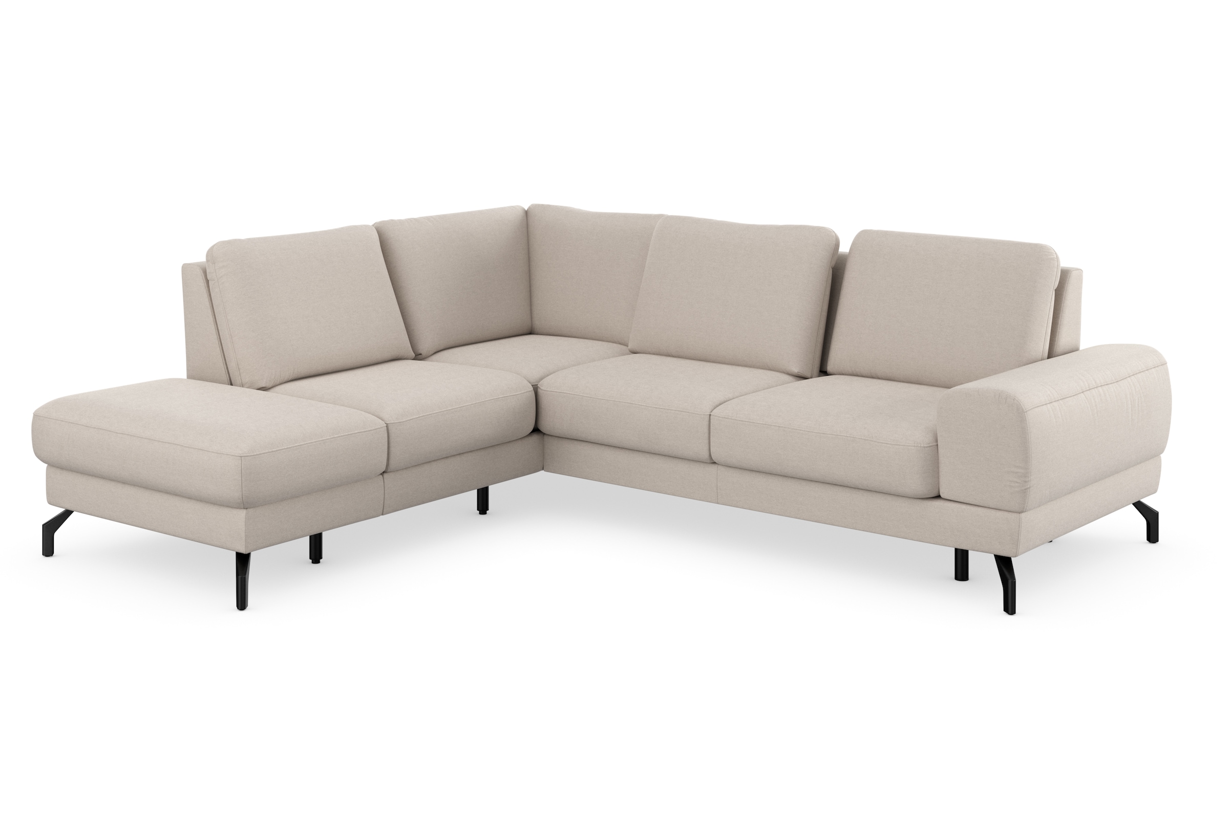 sit&more Ecksofa »Cinturo L-Form« inklusive Sitztiefenverstellung und Federkern, Sitzhöhe 45 cm