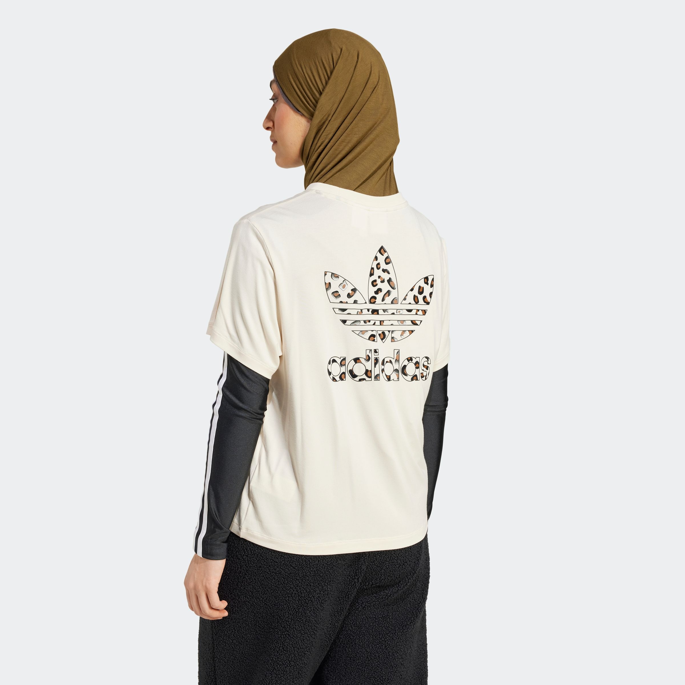 adidas Originals T-Shirt »TREFOIL TEE LEO«