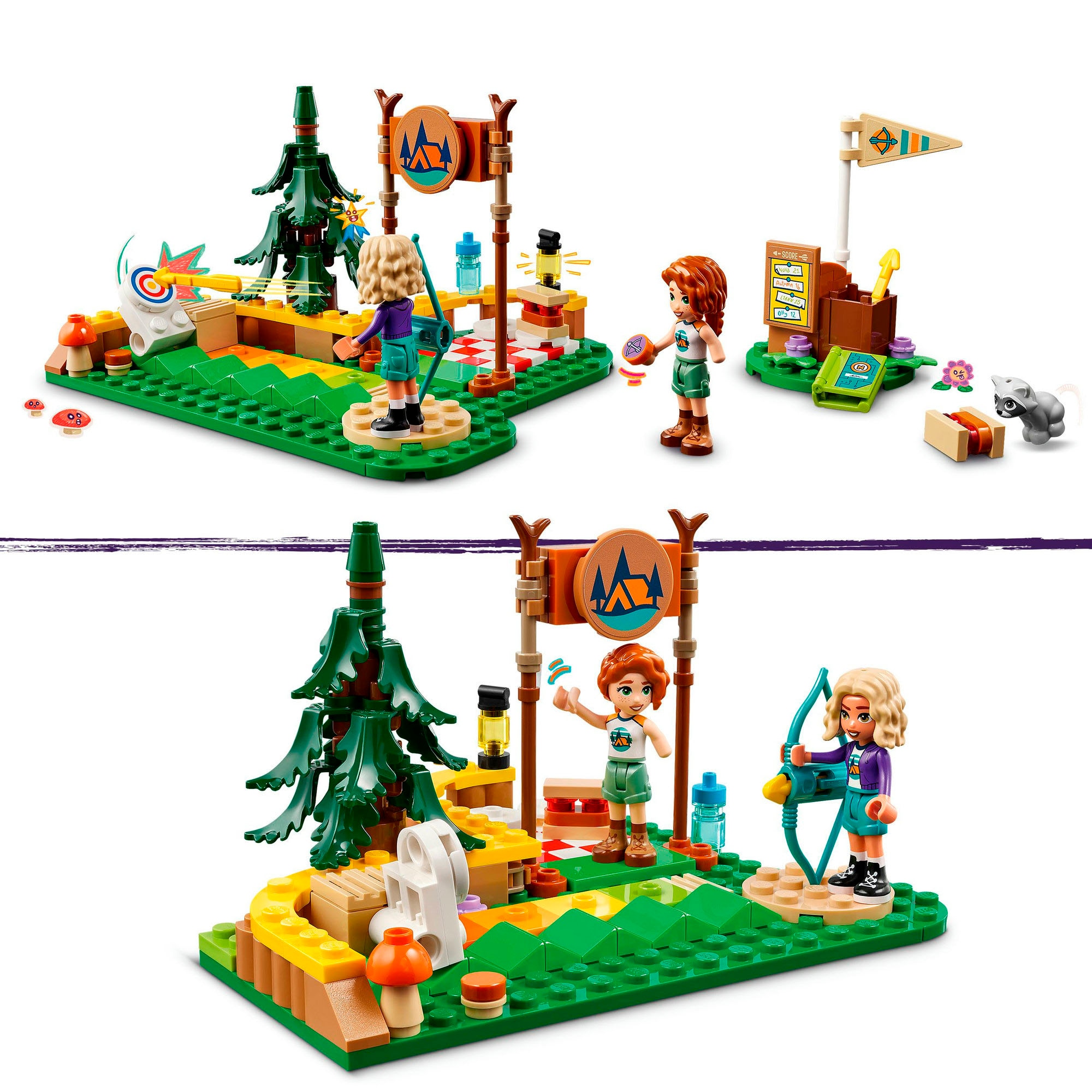LEGO® Konstruktionsspielsteine »Bogenschiessen im Abenteuercamp (42622), LEGO Friends« Made in Europe