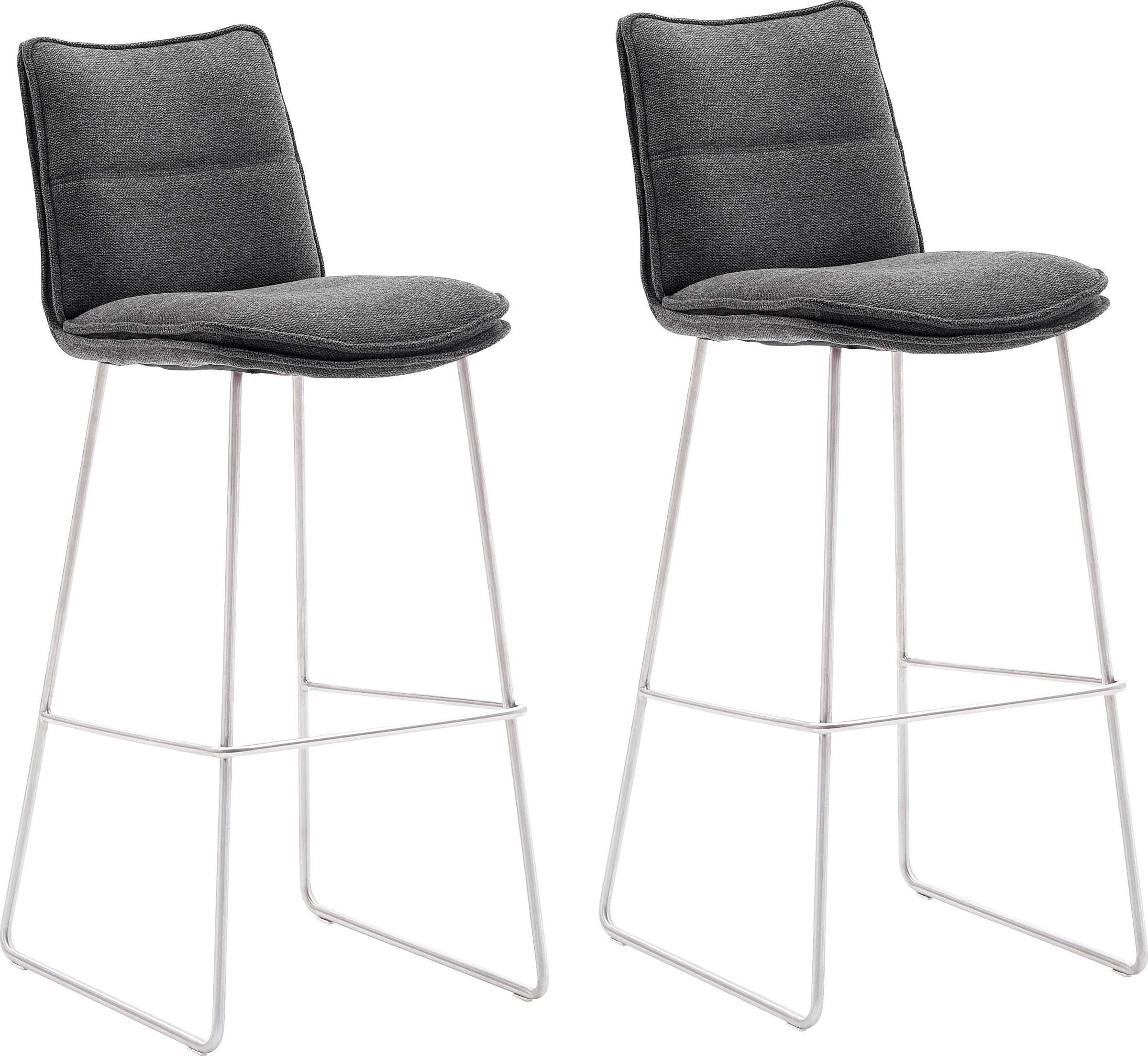 Image of MCA furniture Barhocker "Hampton" Set, 2-er, 2 Stk. tlg. Barstuhl 180drehbar mit Nivellierung, bis 120 Kg belastbar
