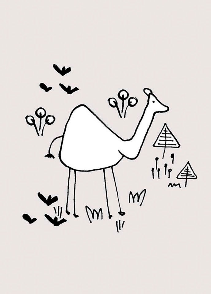 Image of Komar Poster »Scibble Camel«, Tiere, Höhe: 40cm bei Ackermann Versand Schweiz