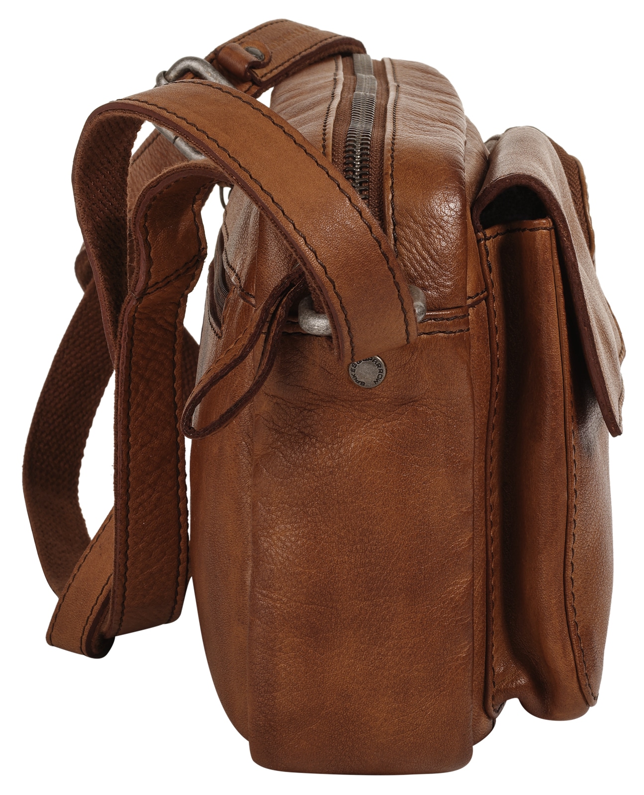 Spikes & Sparrow Umhängetasche »SPIKES & SPARROW Damen echt Leder« echt Leder