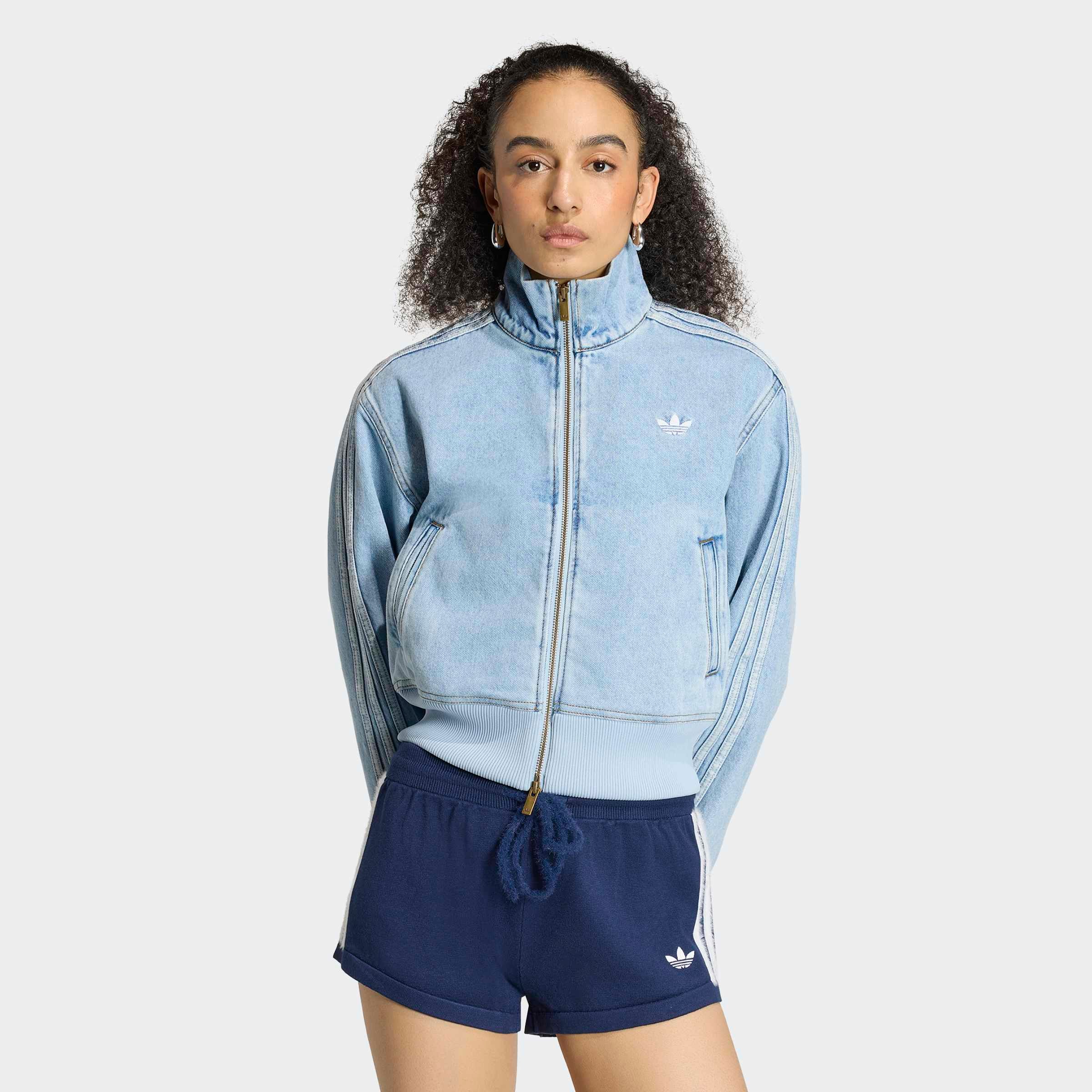 Image of adidas Originals Jeansjacke "FIREBIRD DENIM TRACK"
