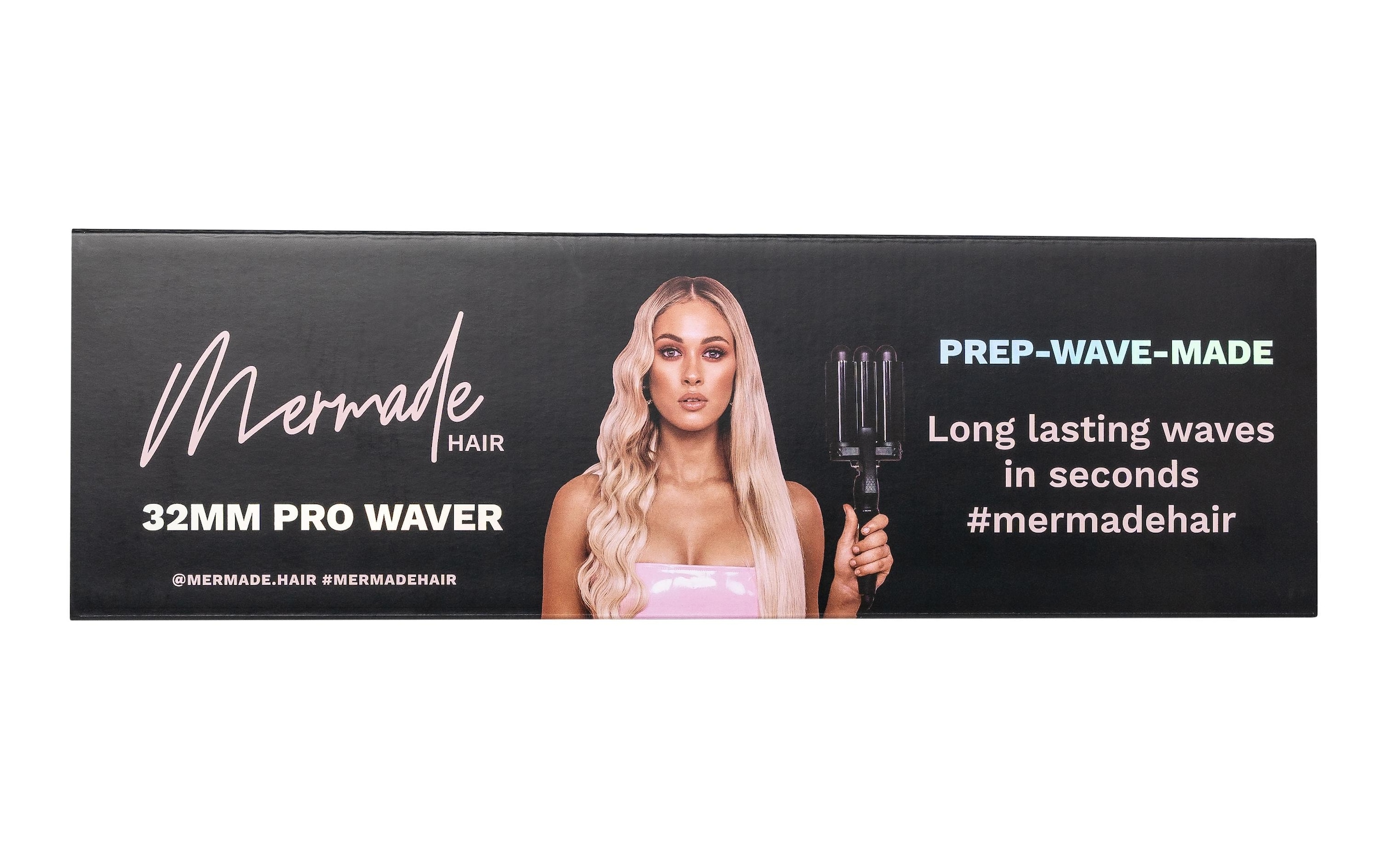 Mermade Hair Welleneisen »Pro Wave 25 mm, Schwarz«
