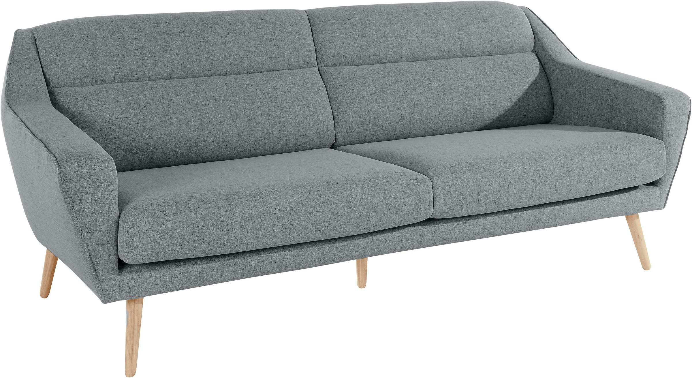 andas 3-Sitzer »Bille«, mit Naht im Rückenkissen und Eiche-Beinen, Design by Morten Georgsen