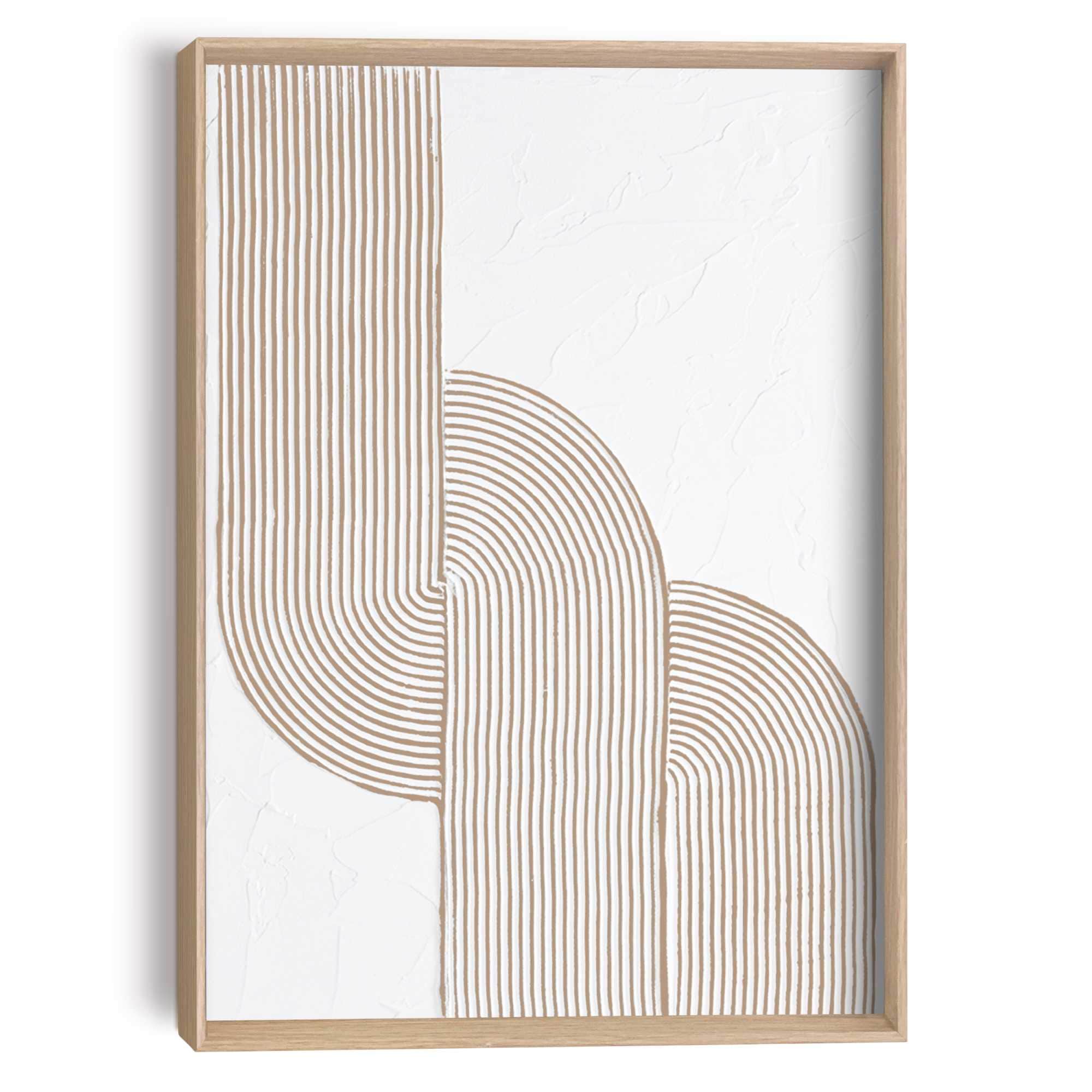 Image of Reinders Wandbild "Schleife" Wohnzimmer - Beige - MDF - Abstrakt - 30x40 cm