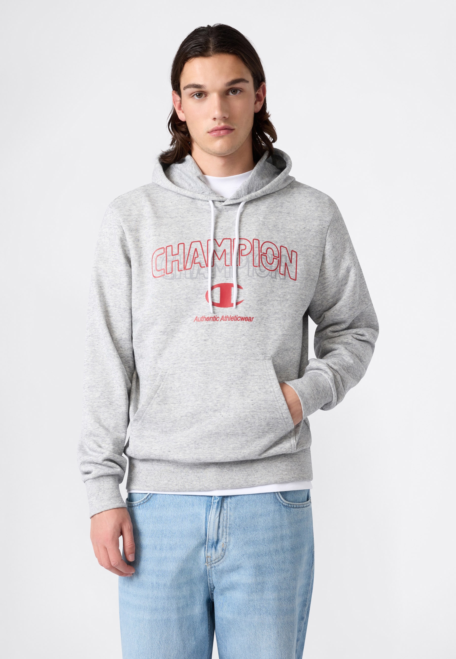 Champion Sweat à capuche »Graphic Terry Hoodie«, sportlicher Stil, für Erwachsene, Rundhalsausschnitt
