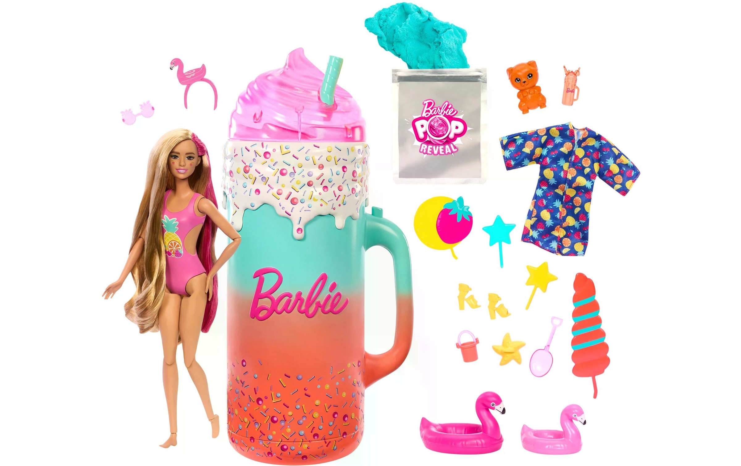 Barbie Anziehpuppe »Barbie Pop Reveal Fruit Tropical Smoothie«