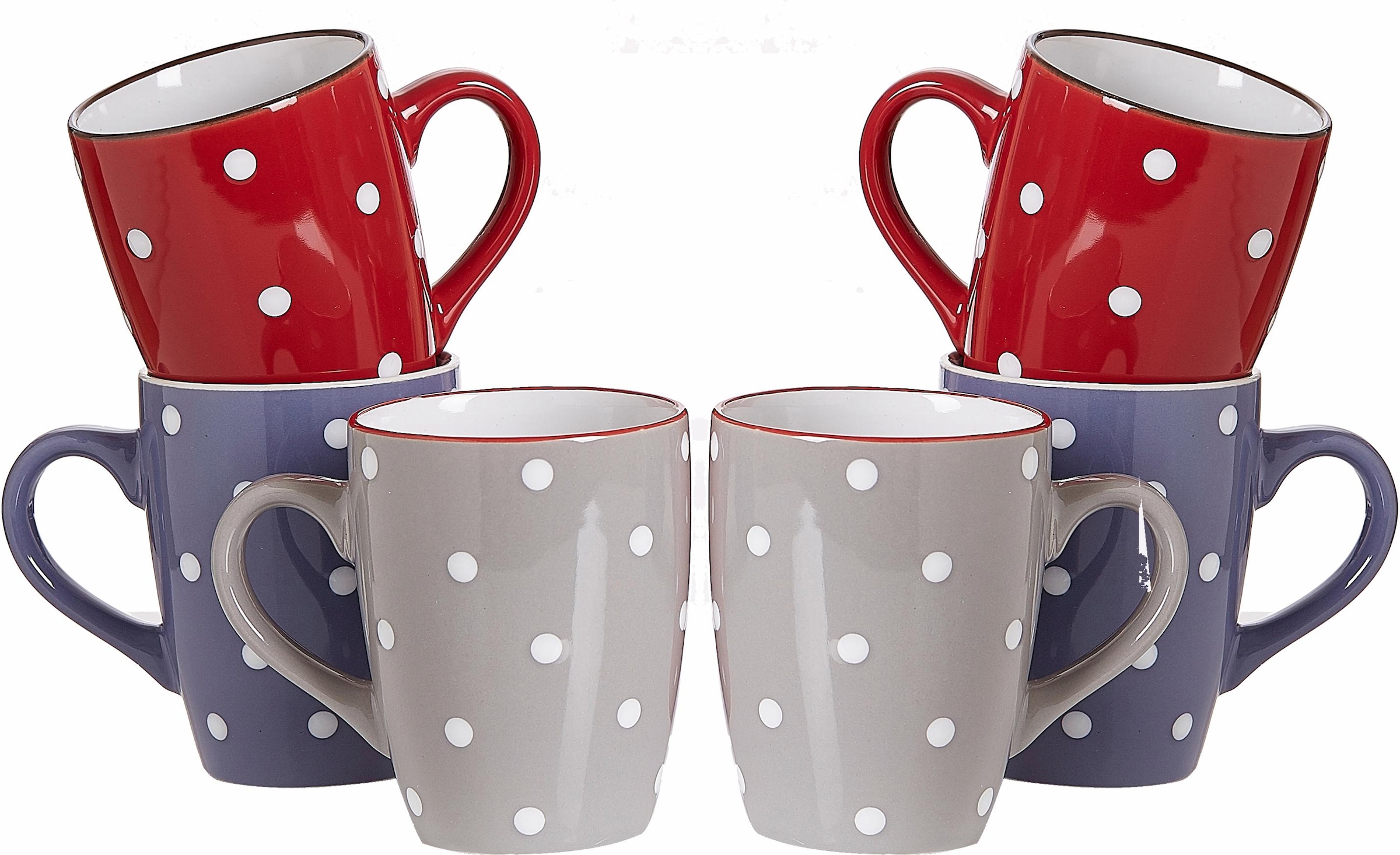 Becher »DOTS«, (Set, 6 tlg.), 6-teilig