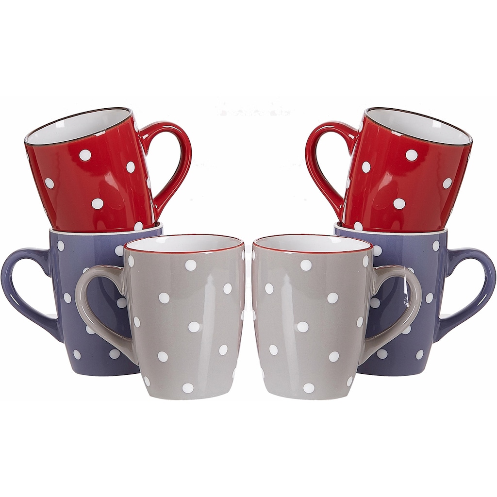 Ritzenhoff & Breker Becher »DOTS«, (Set, 6 tlg.)