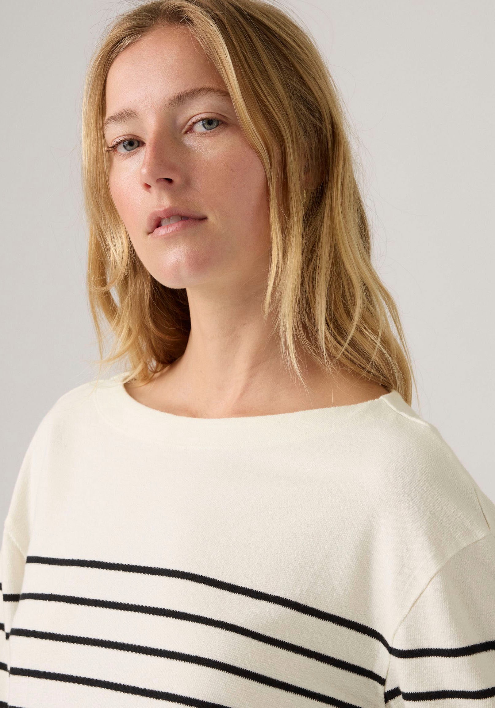 Levi's® T-shirt à manches longues »MARIN STRIPE TOP« Saum mit kurzen Seitenschlitzen