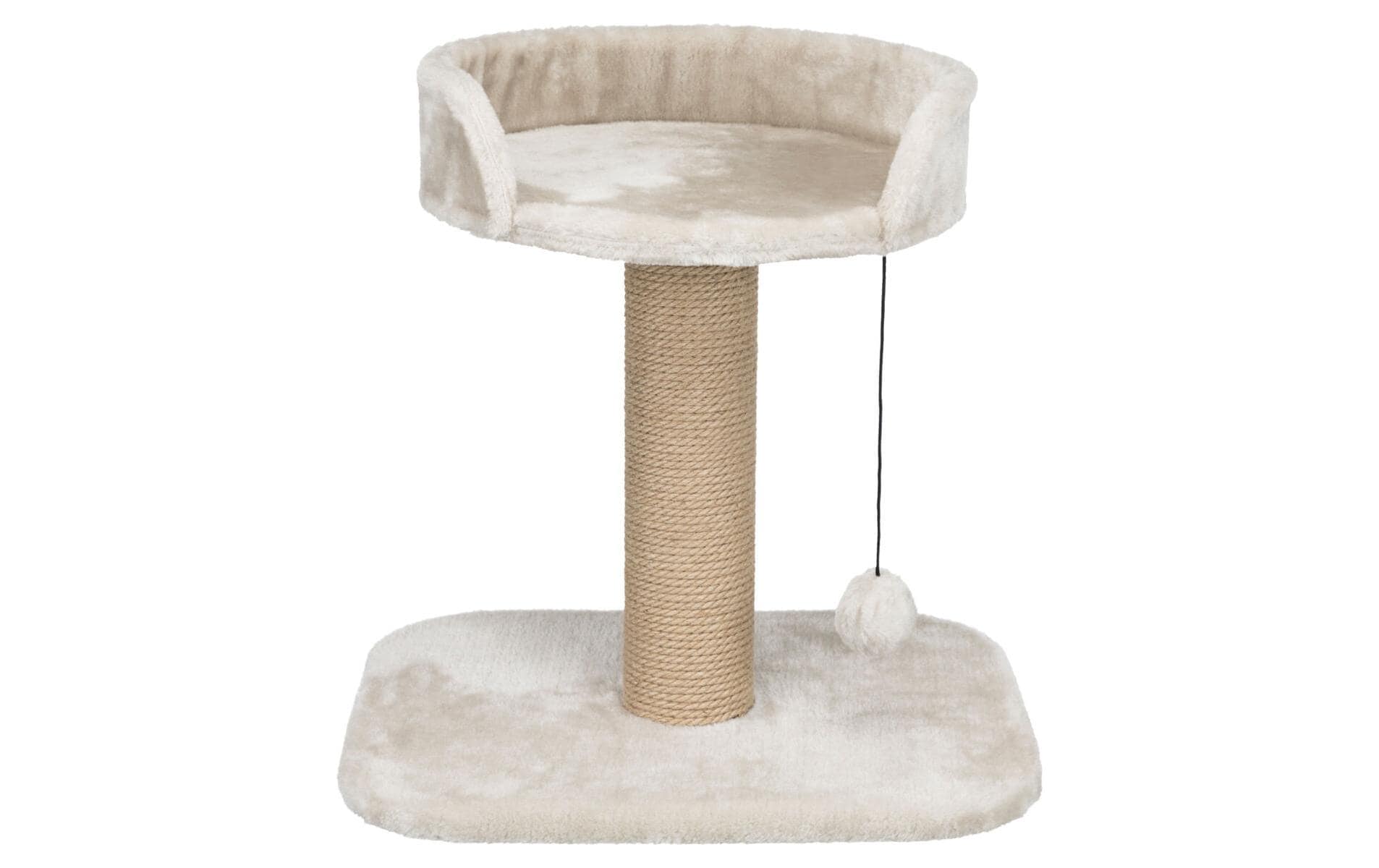 TRIXIE Kratzbaum »Mica 46 cm« 46 cm hoch Erhöhter Rand, Mit Kordel, Weich und kuschelig